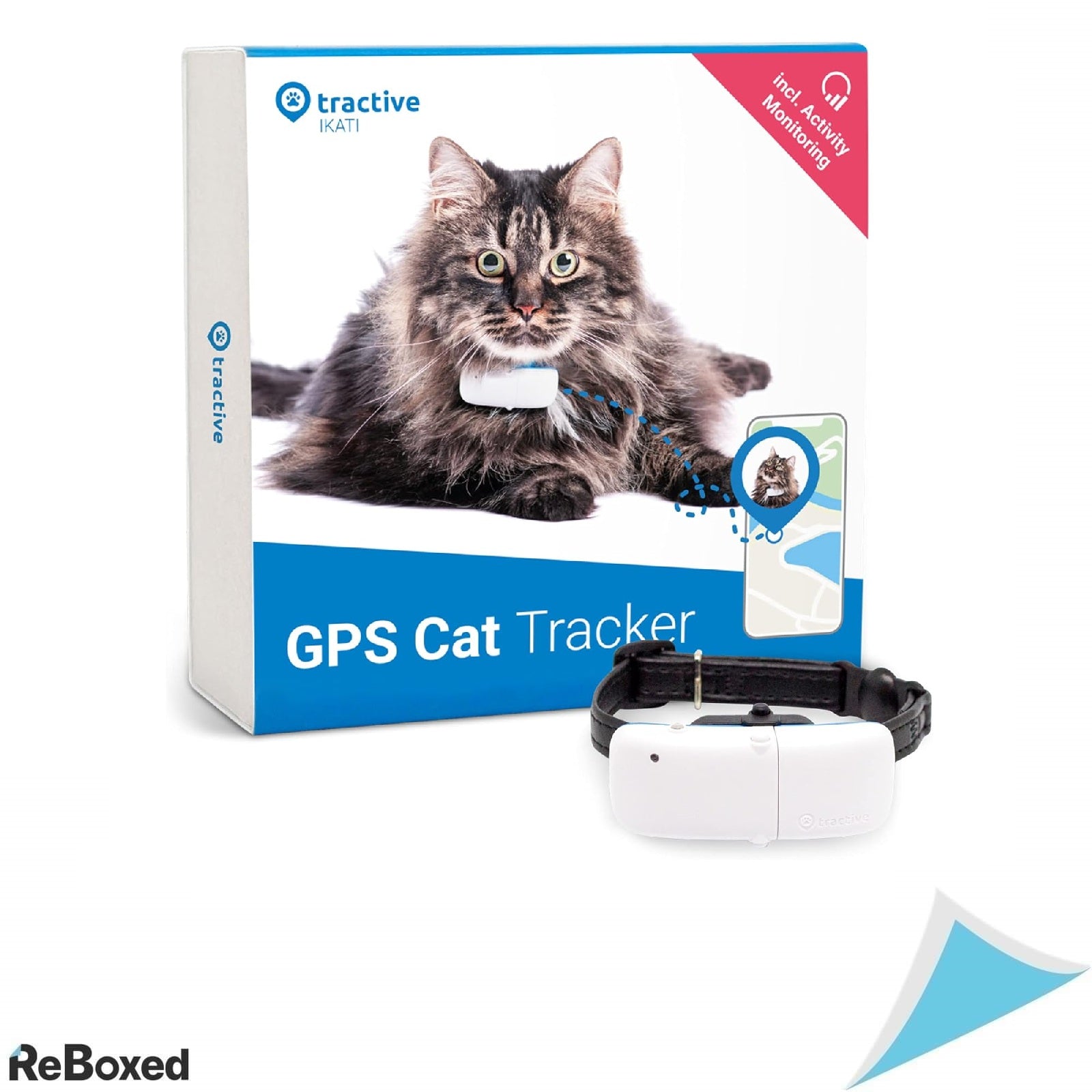 Tractive GPS Pisica cu zgarda locatie 24/7