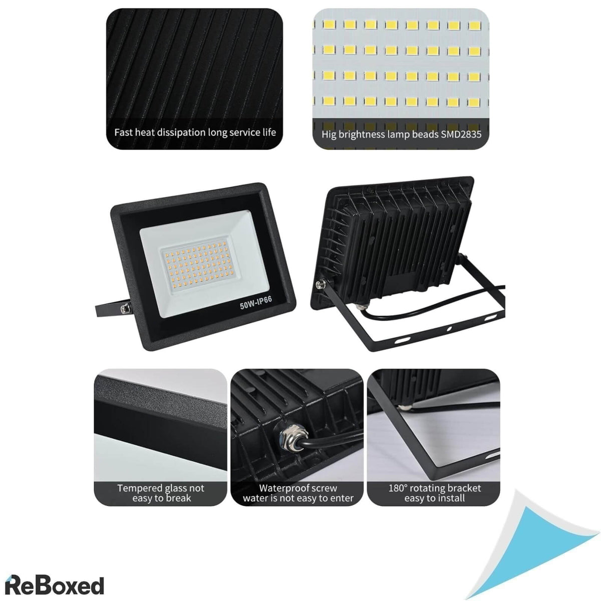 Treoir Proiector LED 50W 5000lm 3500K IP66