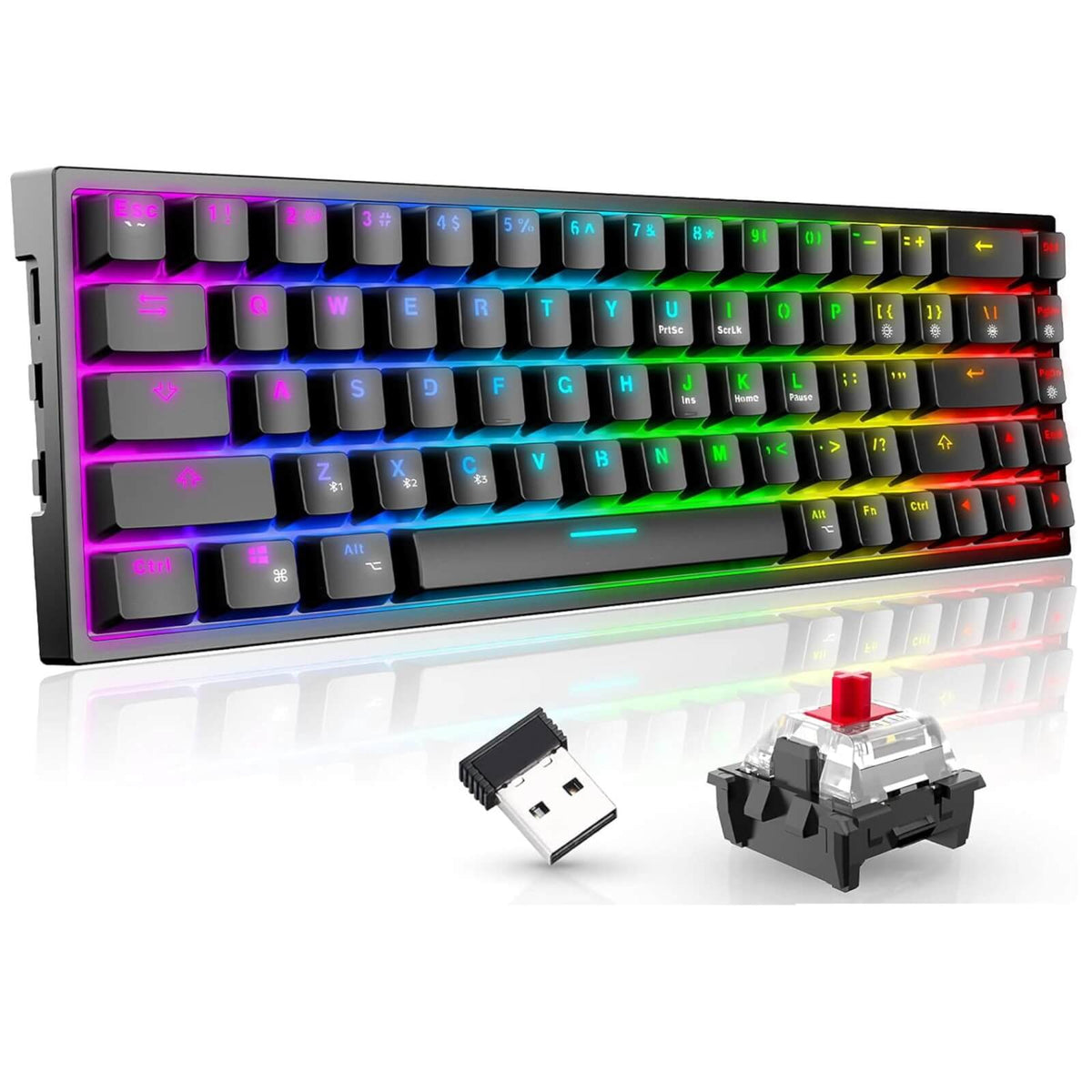 Tronsmart Elite Pro RGB Tastatura Mecanica 68 Taste Wireless Bluetooth