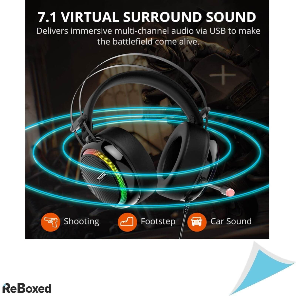 Tronsmart Glary Casti Audio Gaming USB Sunet Stereo Surround 7.1