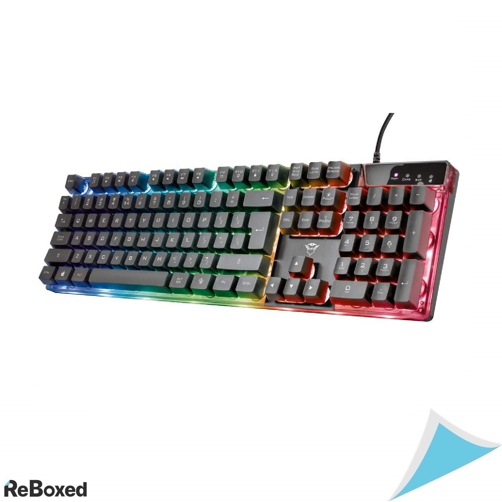 Trust Gaming GXT 835 Azor Tastatura Gaming QWERTY IT, USB, Anti-Ghosting, Iluminare LED RGB, Negru