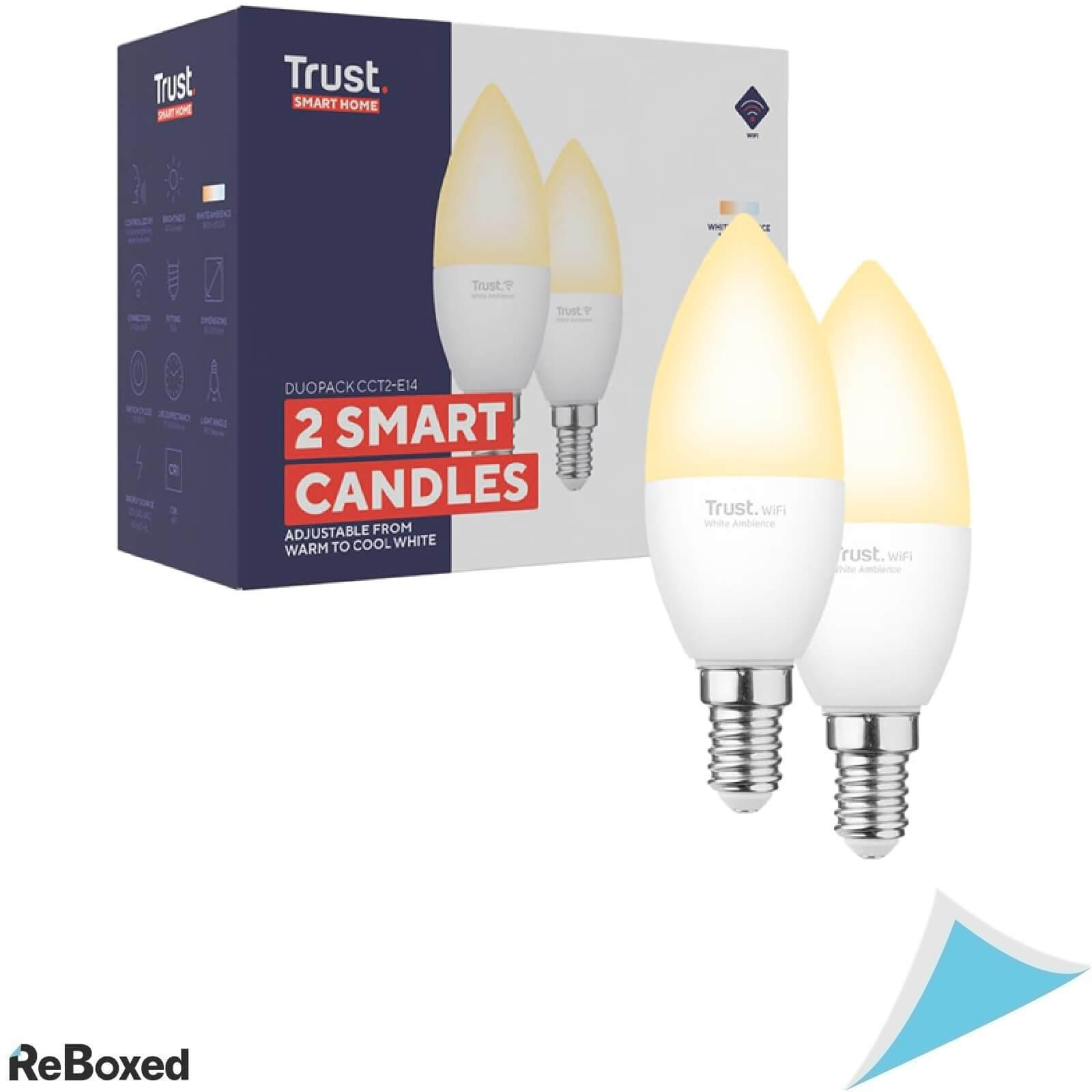 Trust Set 2 Becuri LED Smart E14 470lm