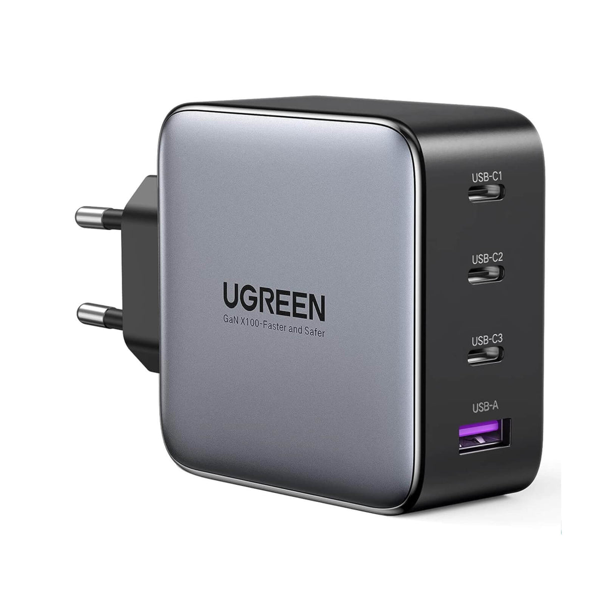 UGREEN GaN 100W Incarcator 3 Porturi USB-C PD3.0 QC4.0 PPS