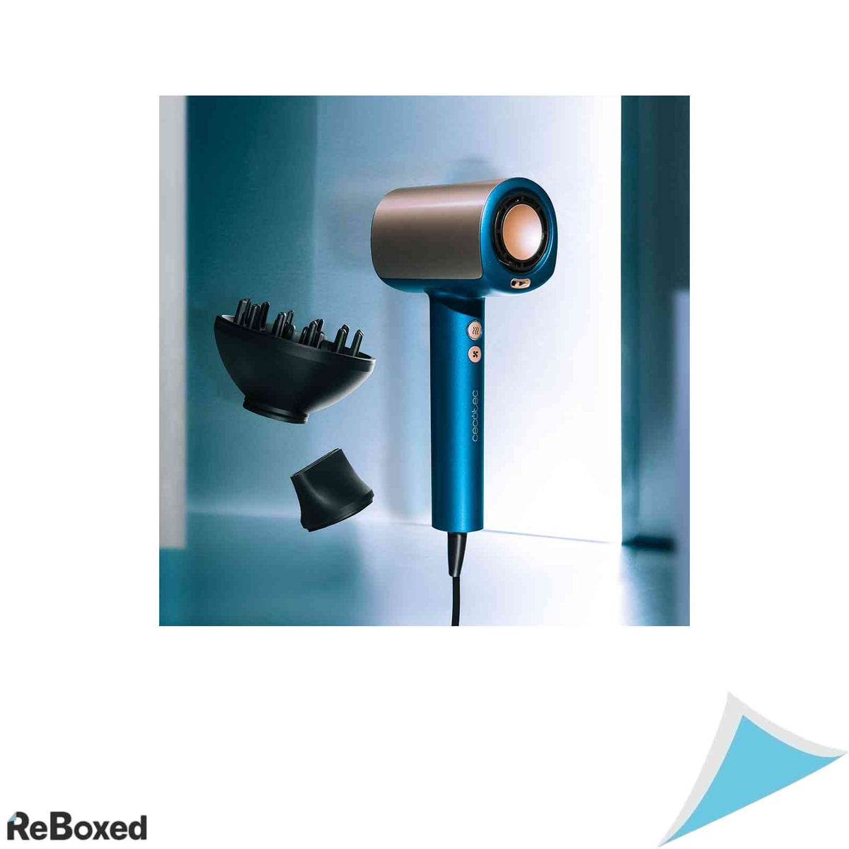 Uscator de Par Cecotec DryGlam Nano Plasma Blue 1600W Motor Brushless BLDC Fara Perii Tehnologie Plasma