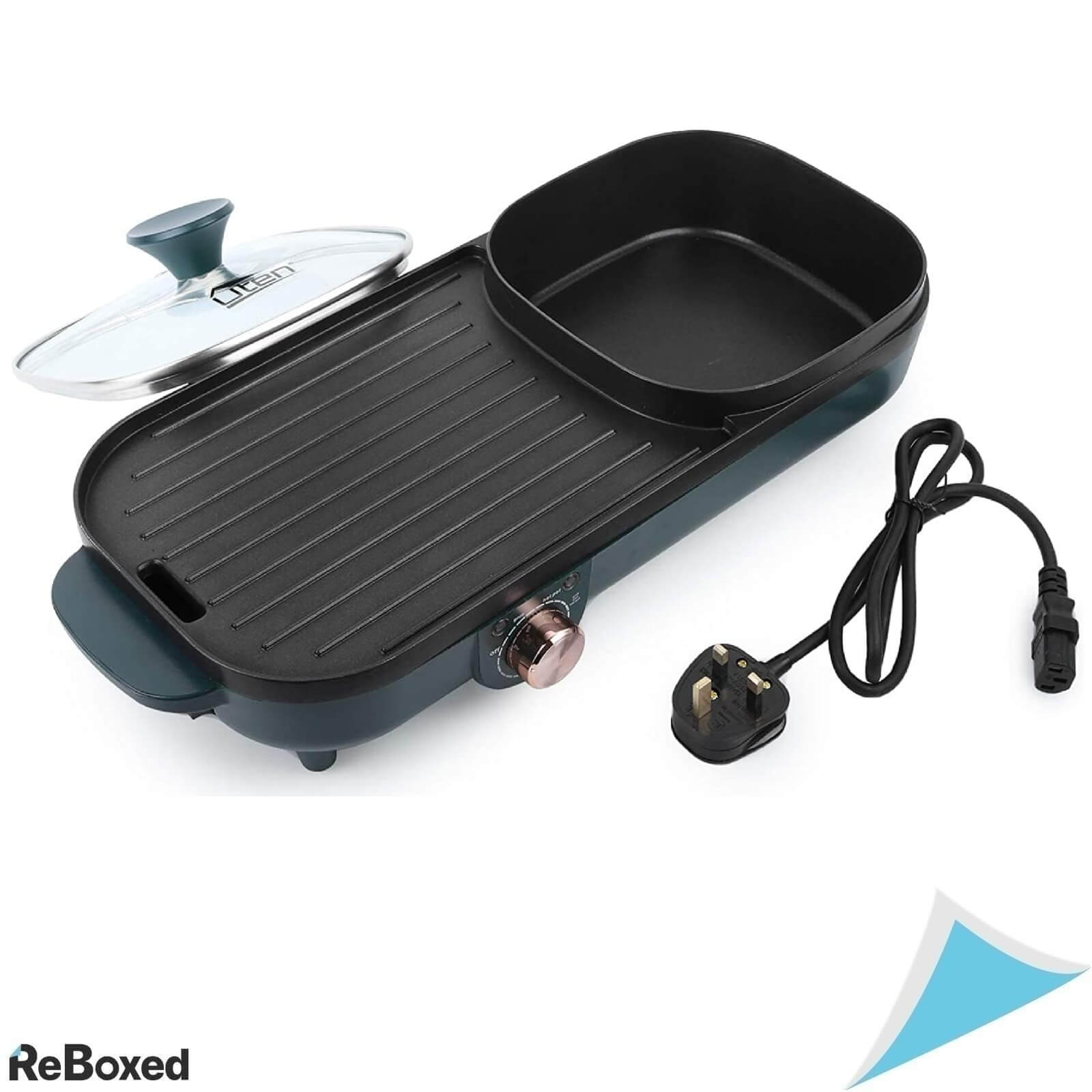 Uten Grill Electric Portabil 1600W Functie 2 in 1