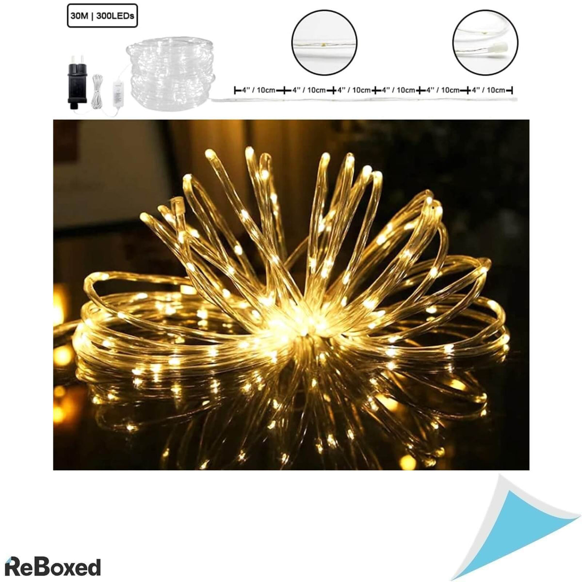 Uuffoo Instalatie Tub Furtun Luminos LED RGB 30m