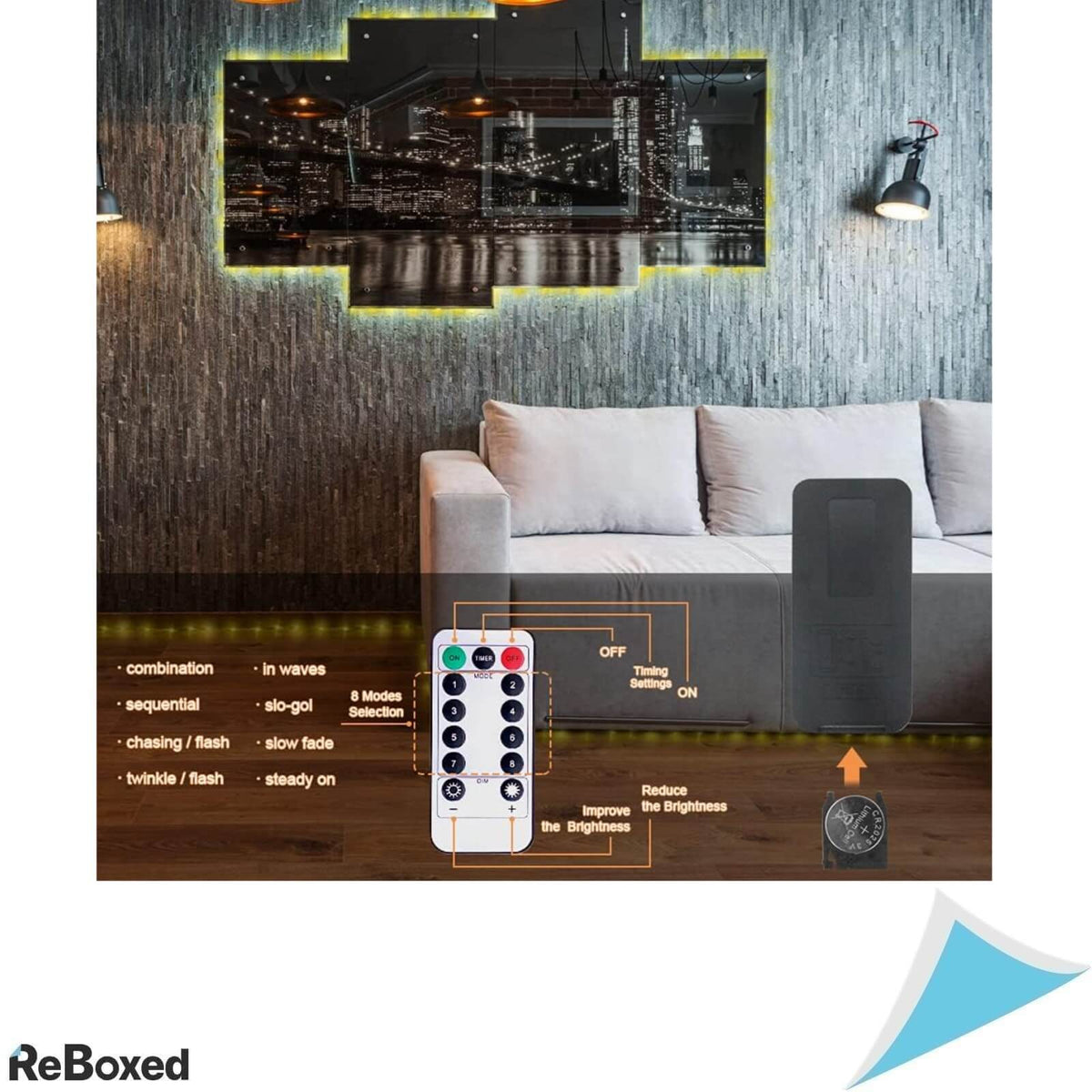 Uuffoo Instalatie Tub Furtun Luminos LED RGB 30m