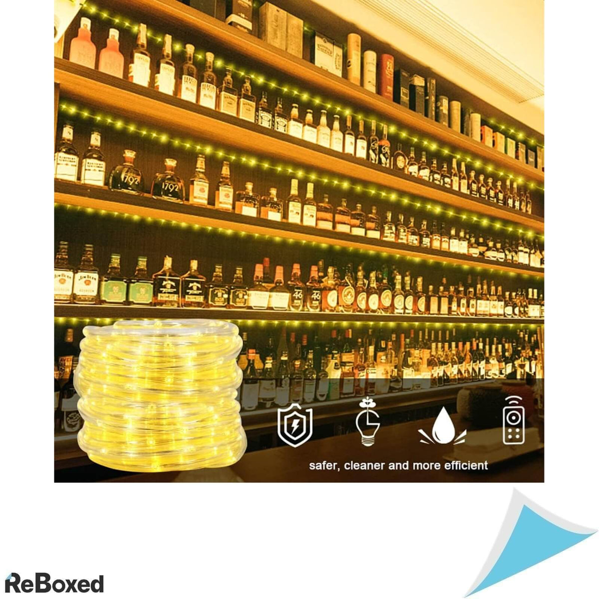 Uuffoo Instalatie Tub Furtun Luminos LED RGB 30m