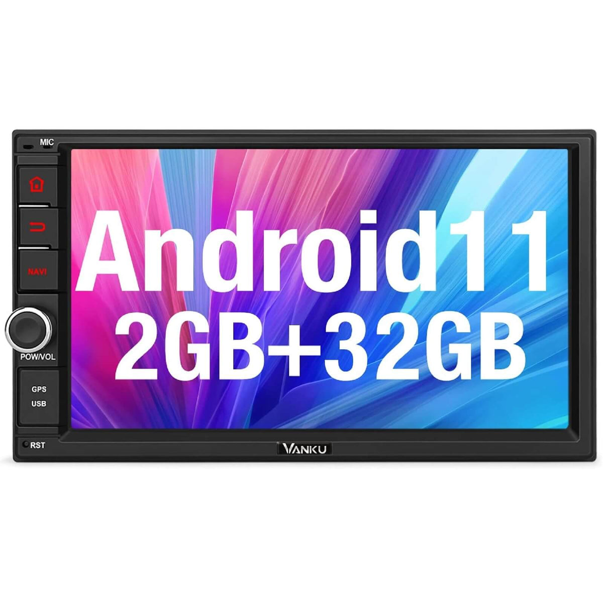 Vanku 7&quot; Android 11 Auto Radio Navigatie 32GB Bluetooth WiFi