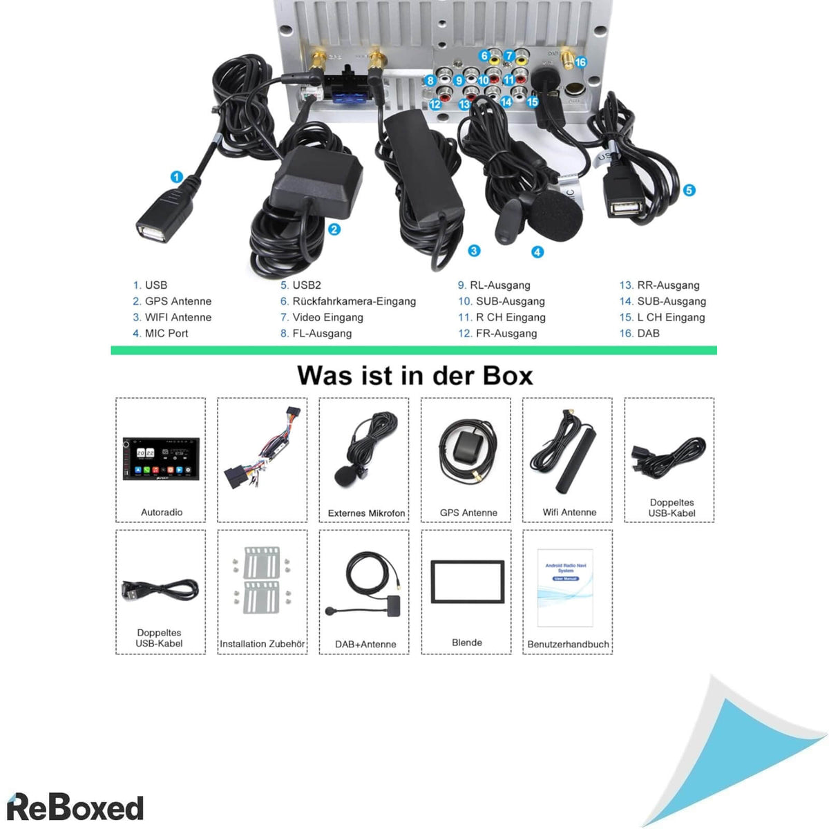 Vanku 7&quot; Android 11 Radio Navigatie 32GB Bluetooth WiFi