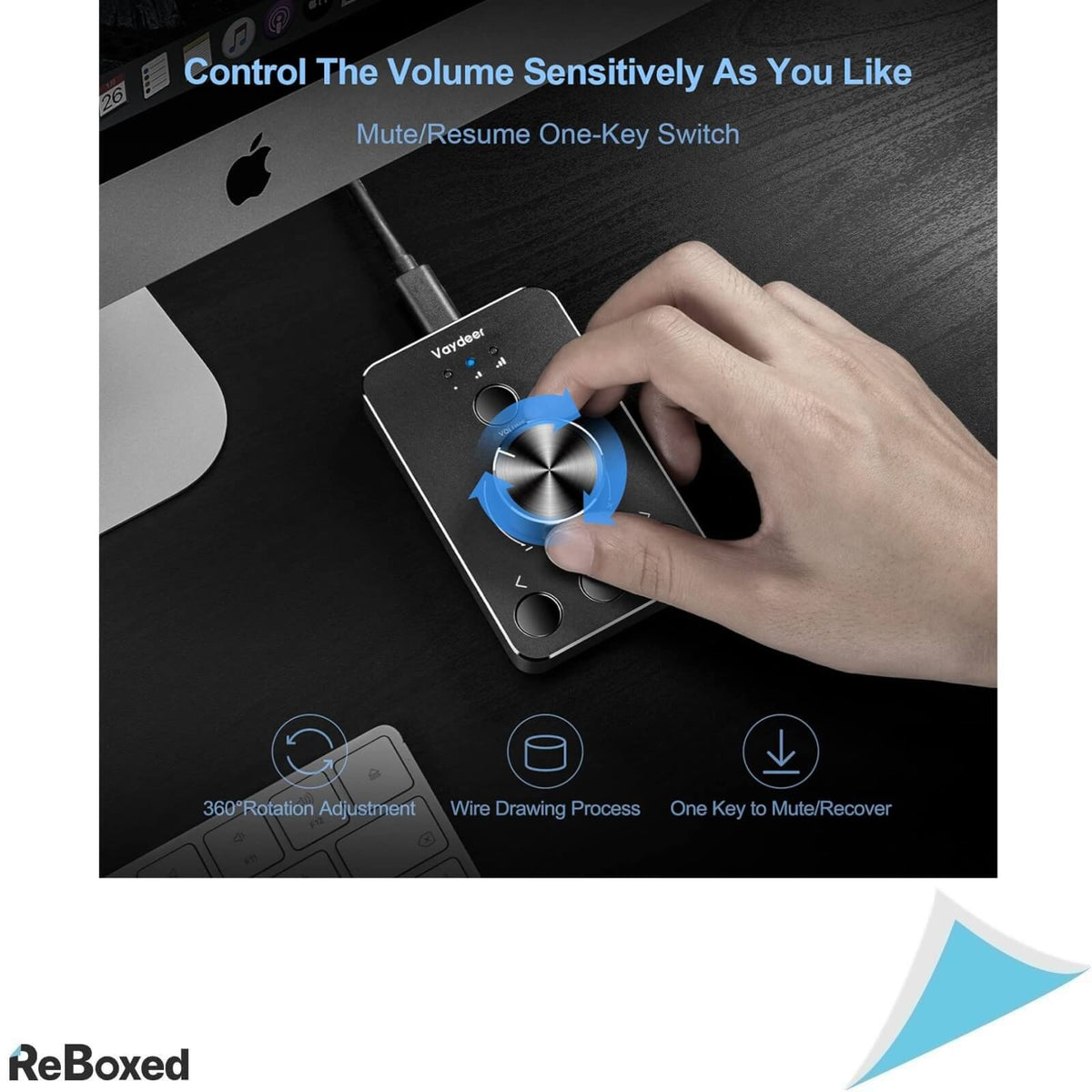 Vaydeer Controler Volum USB pentru PC