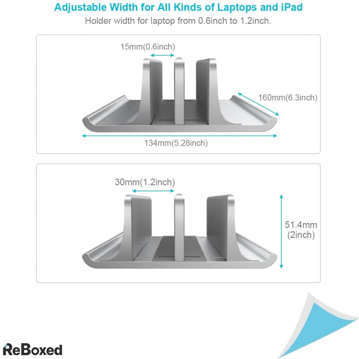 Vaydeer Suport Vertical pentru Laptop 4 in 1