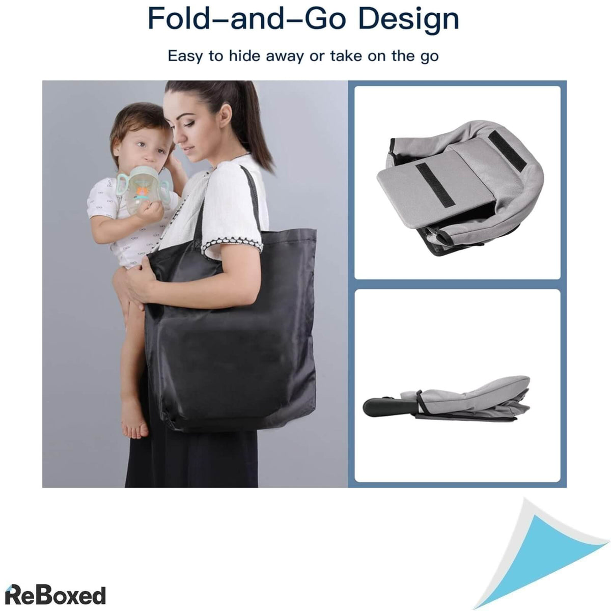 Vicktey Scaun Inalt pentru Bebelus cu Prindere Fixa