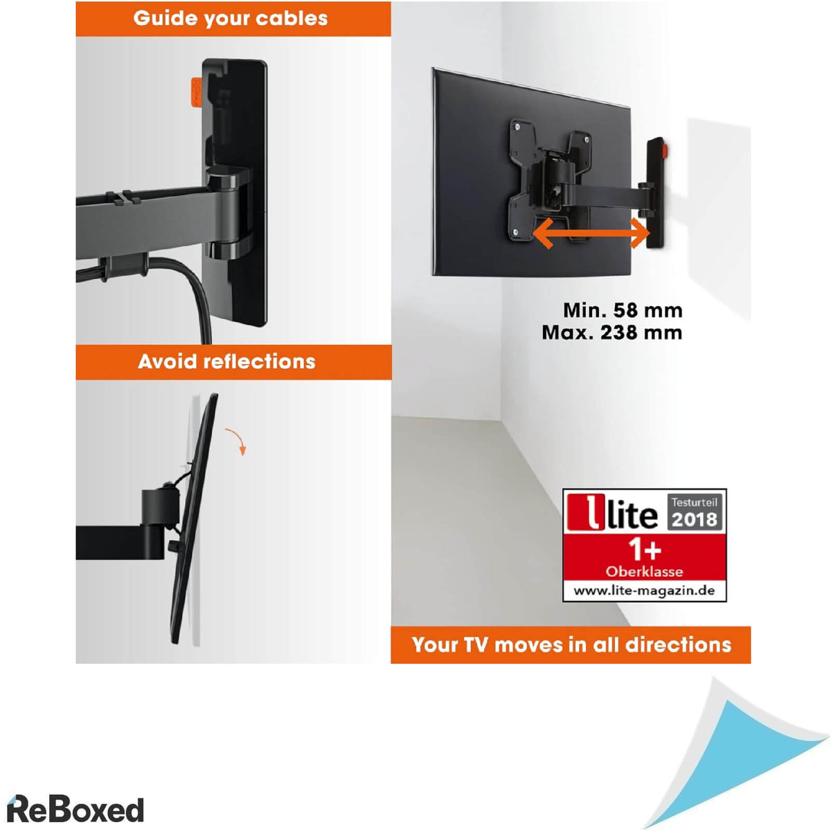 Vogel&#39;s Wall 3125 Suport de perete pentru TV