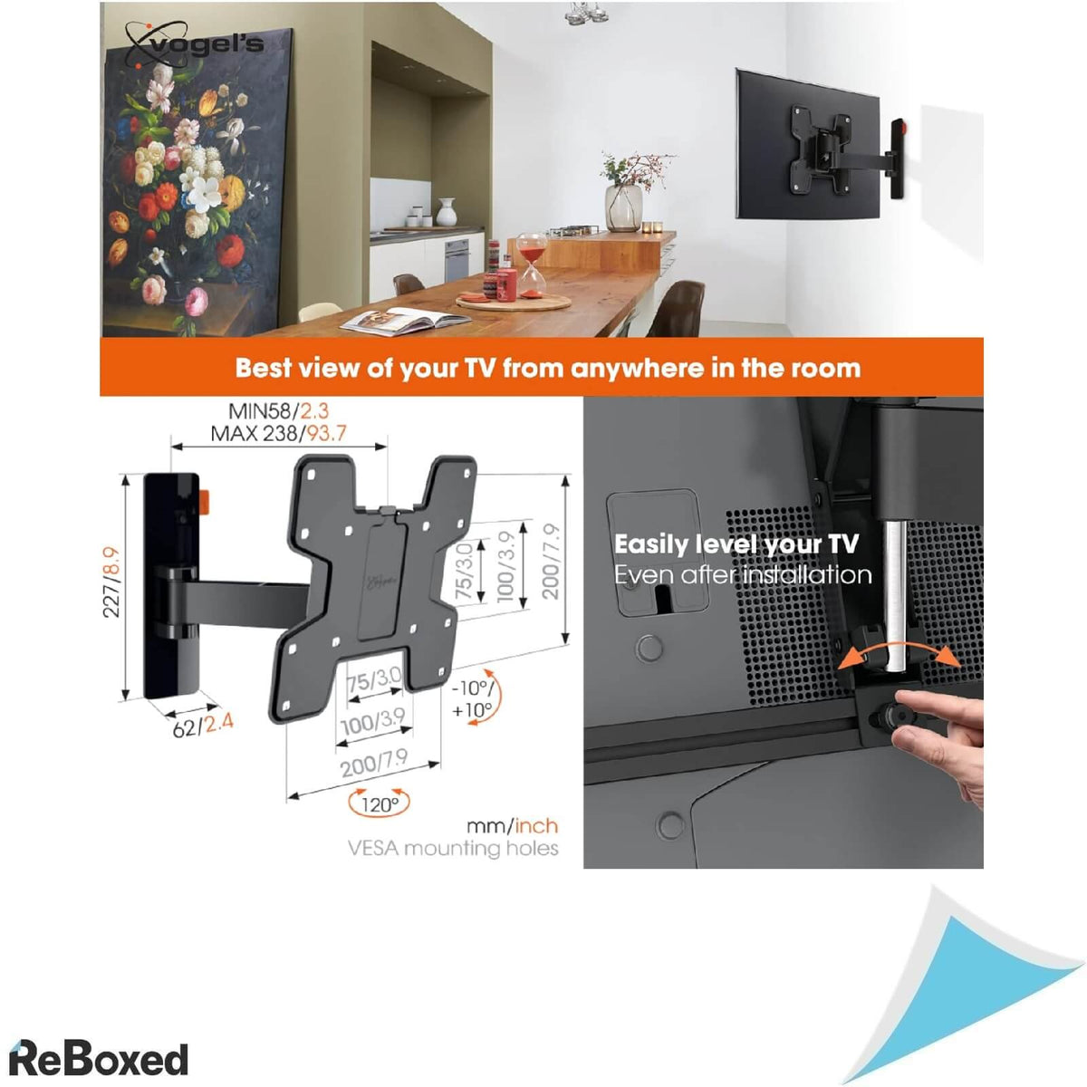 Vogel&#39;s Wall 3125 Suport de perete pentru TV