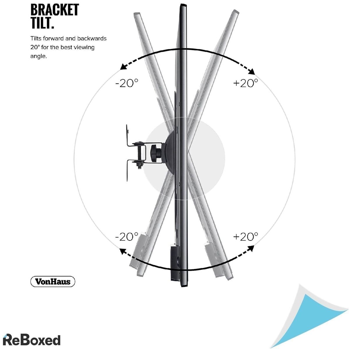 VonHaus Suport TV 23-42 Inch 30Kg Perete Tilt &amp; Swivel