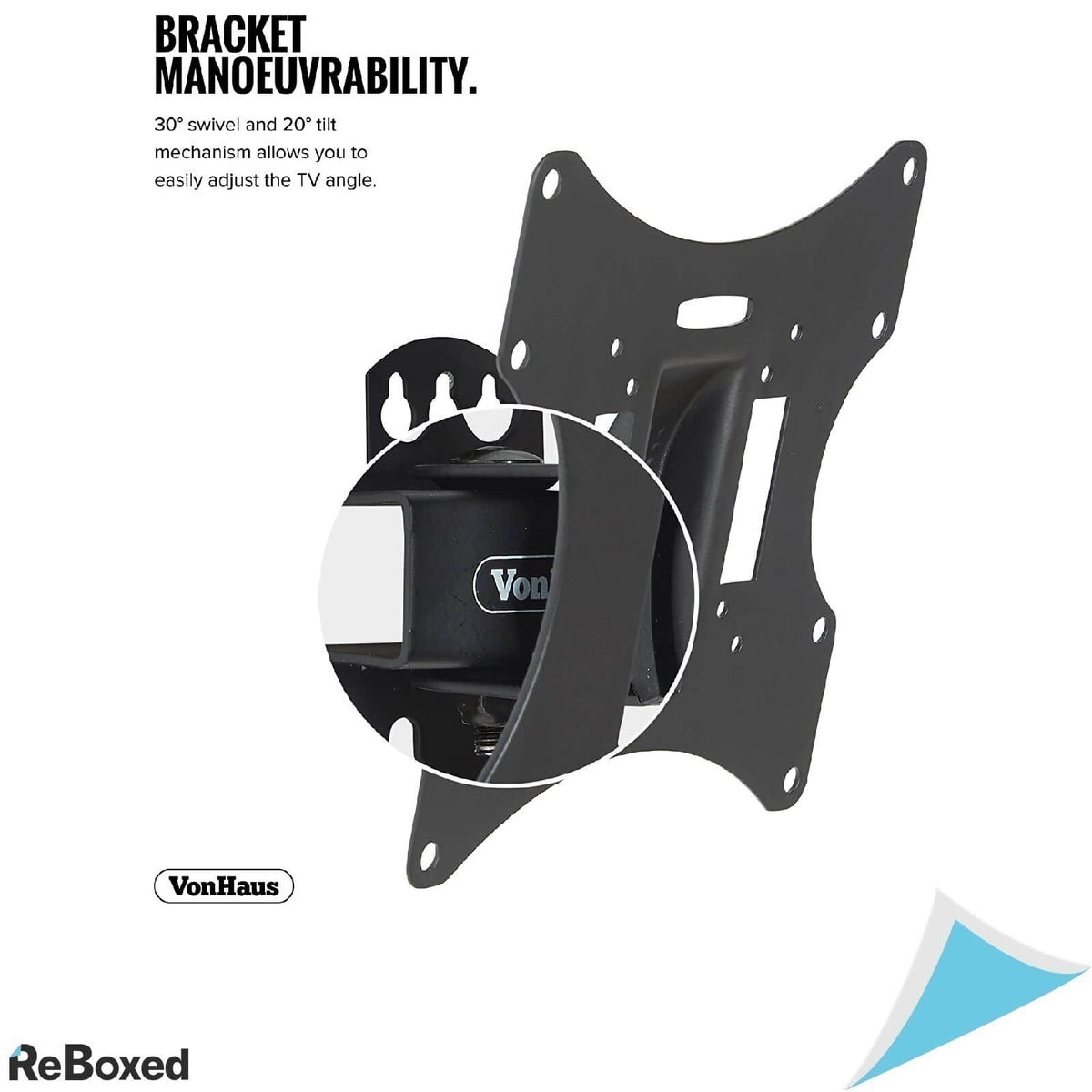 VonHaus Suport TV 23-42 Inch 30Kg Perete Tilt &amp; Swivel