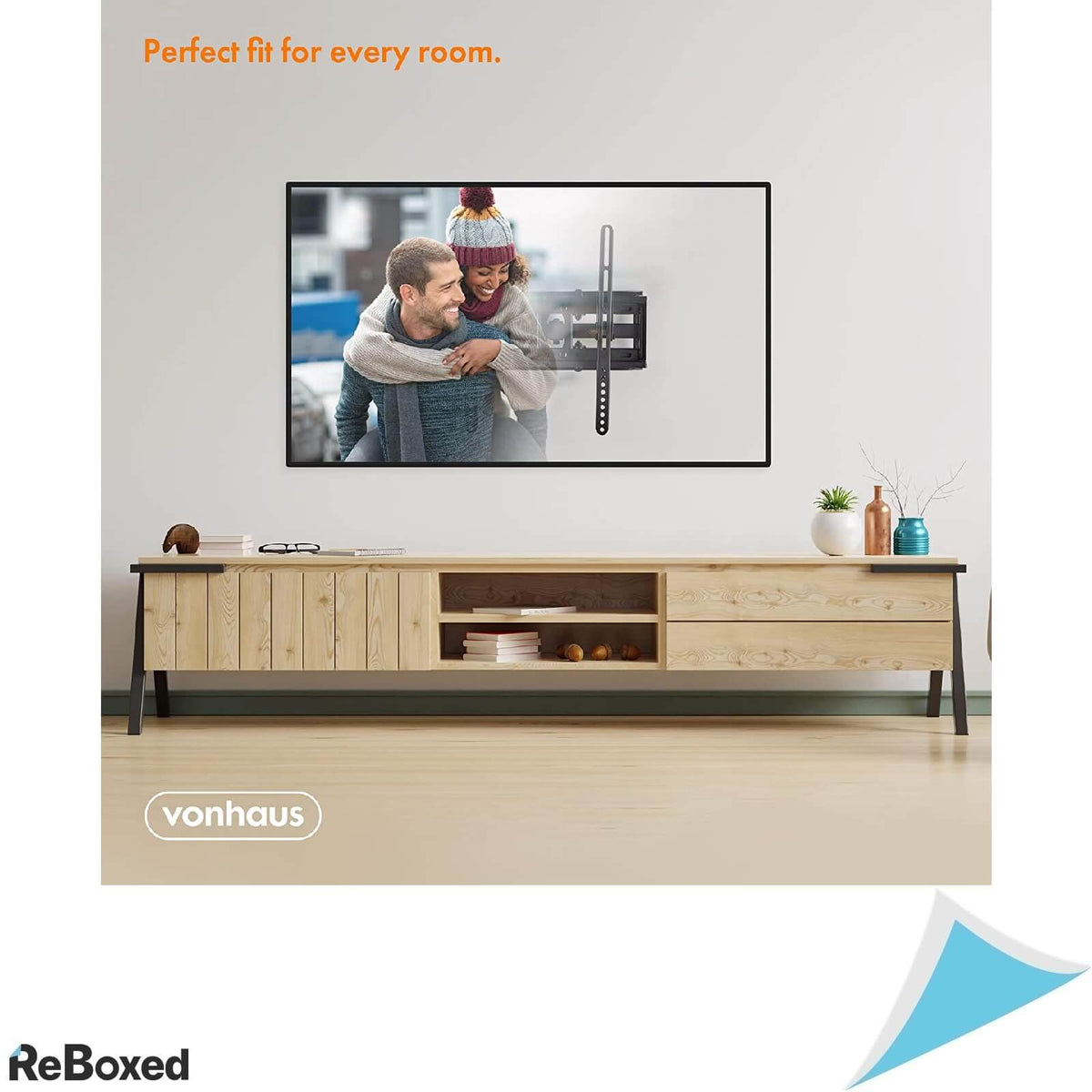 VonHaus Suport TV 23-56 Inch 45Kg Perete Extensibil 400x400mm