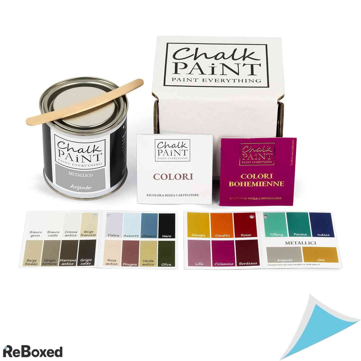 Vopsea metalizata Chalk Paint Everything, 250 ml, Argintiu