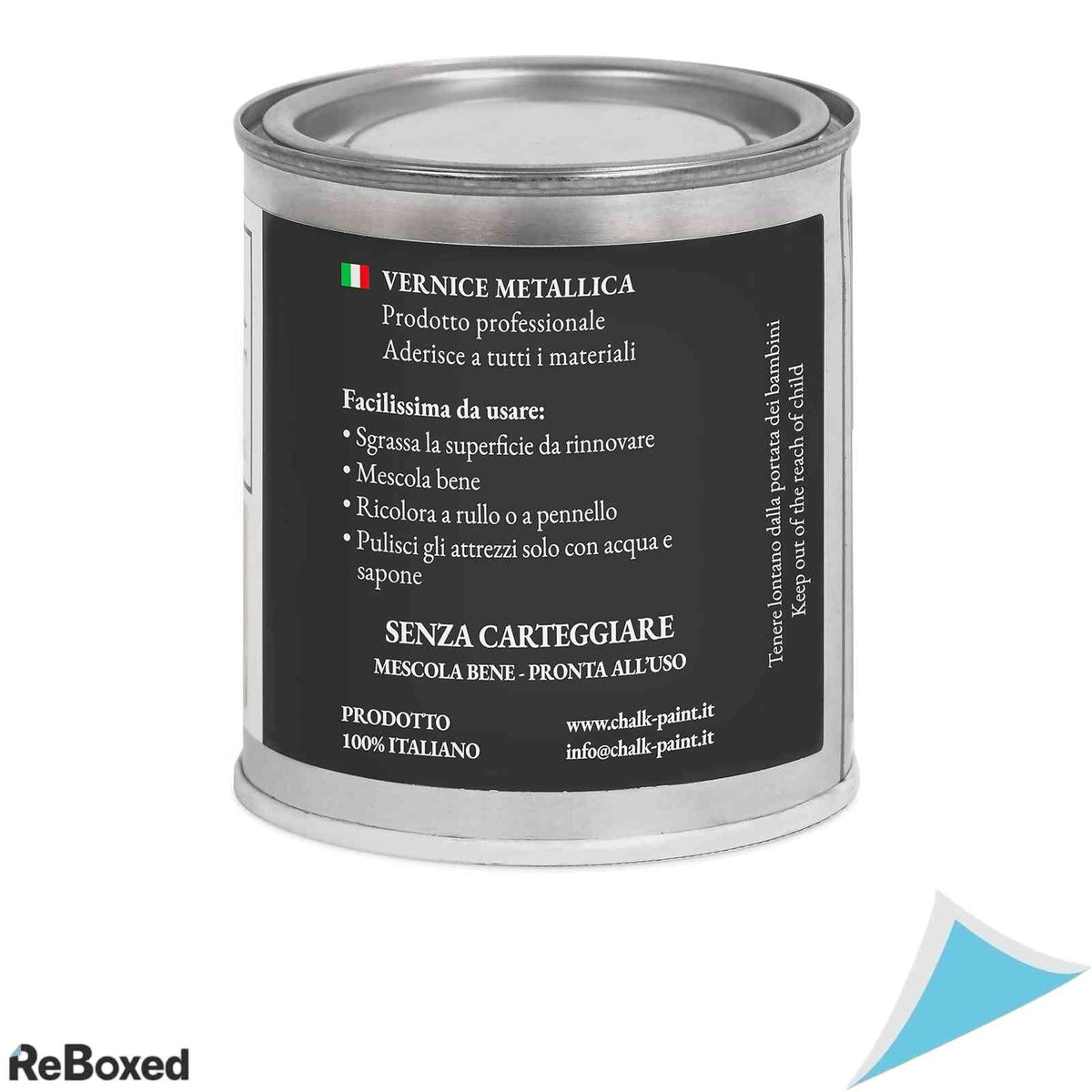 Vopsea metalizata Chalk Paint Everything, 250 ml, Argintiu