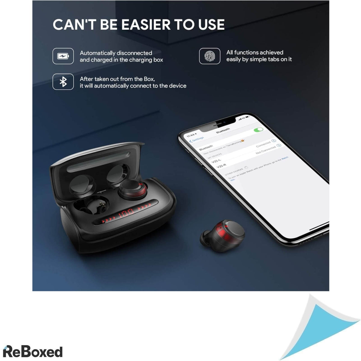 Votomy V22 TWS Casti Intraauriculare Bluetooth IPX7