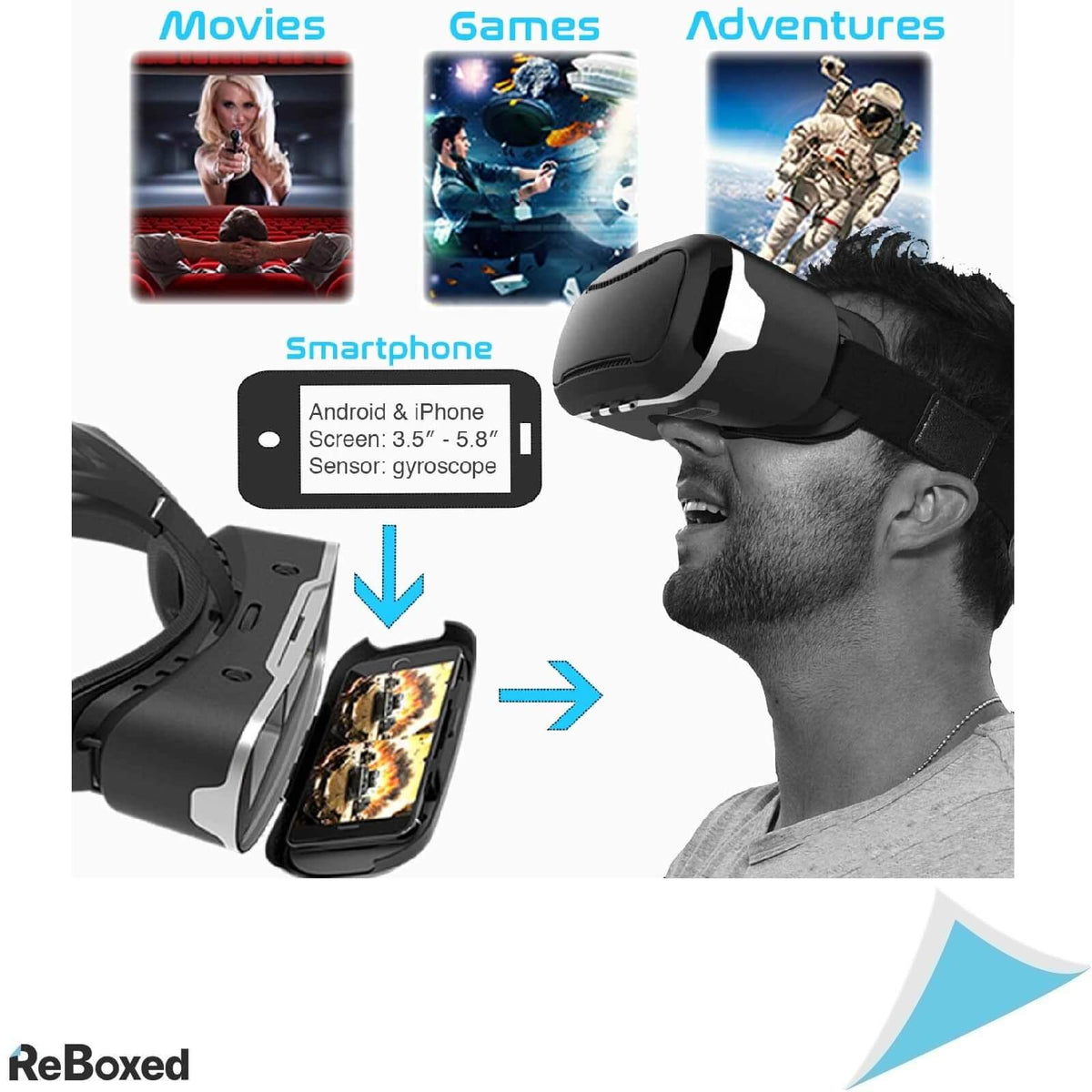 VR-Primus VX3 Casca VR cu Controller Inclus