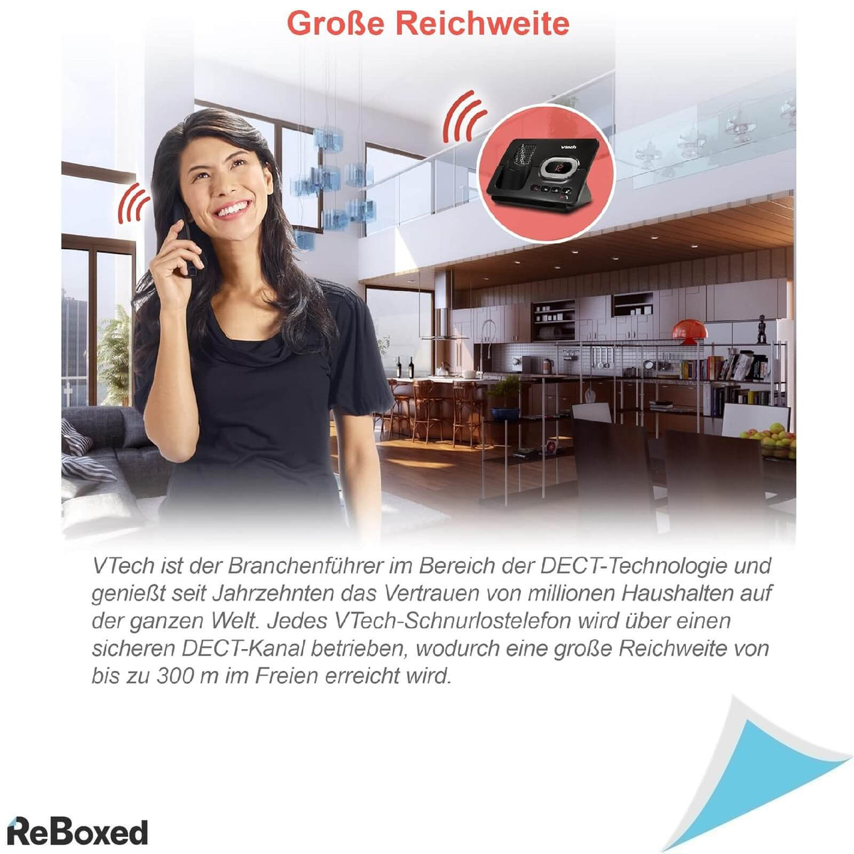 Vtech CS2051 Telefon Fara Fir 2 Receptoare