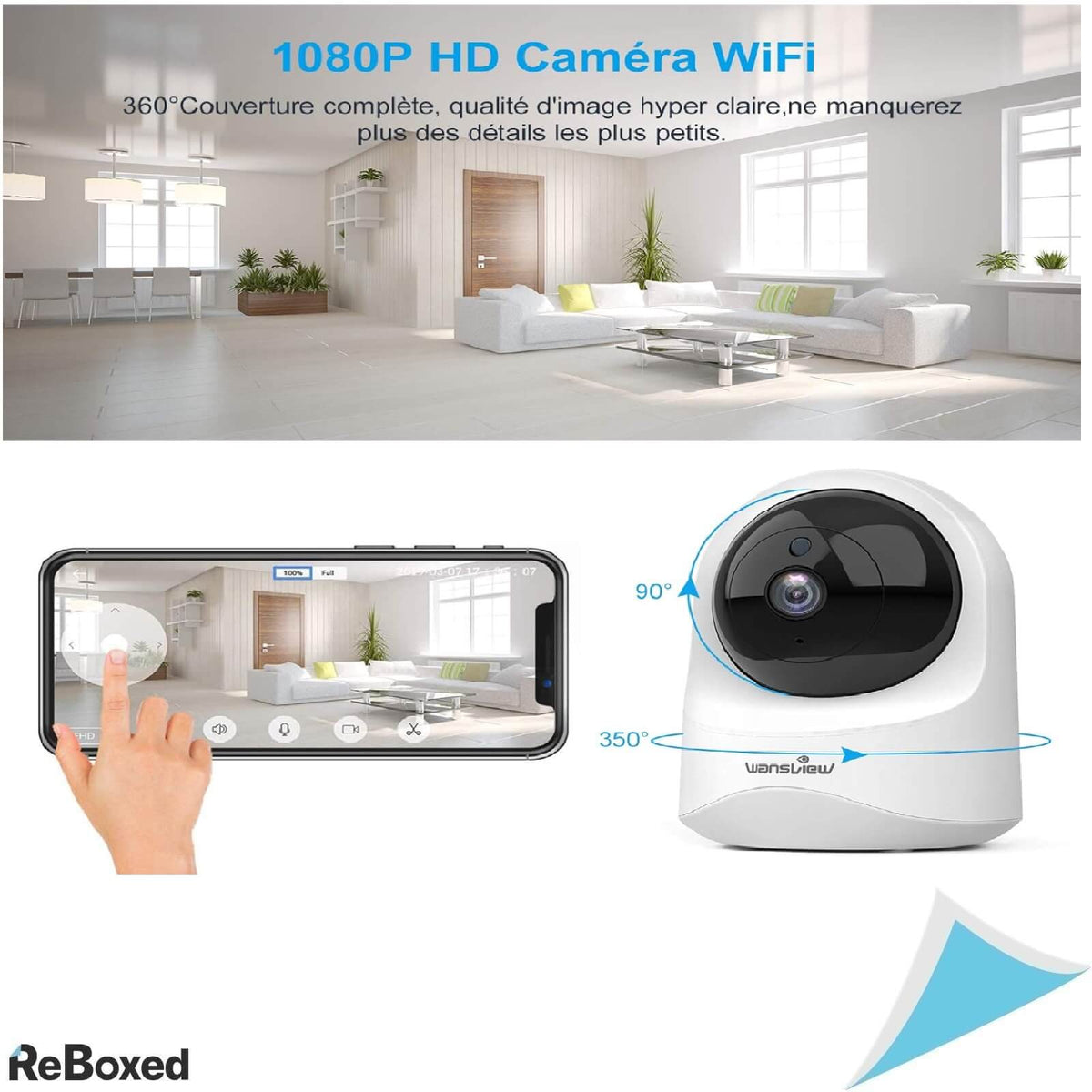 Wansview Camera de Supraveghere IP WiFi 1080P