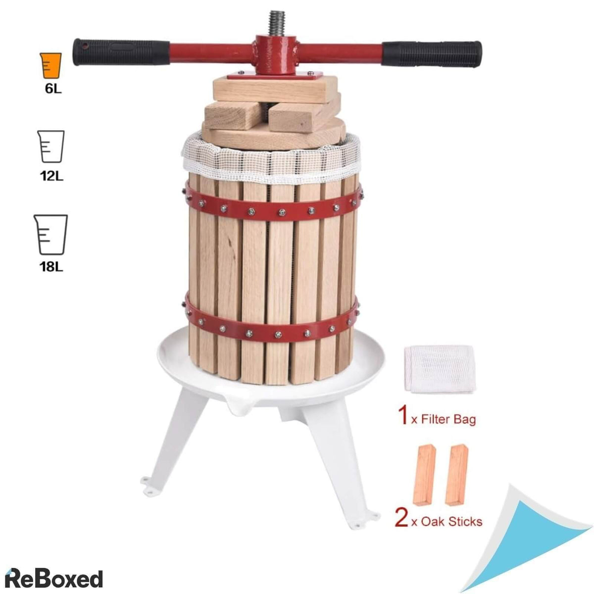 Wenhaus Presa de Fructe din Lemn 6L