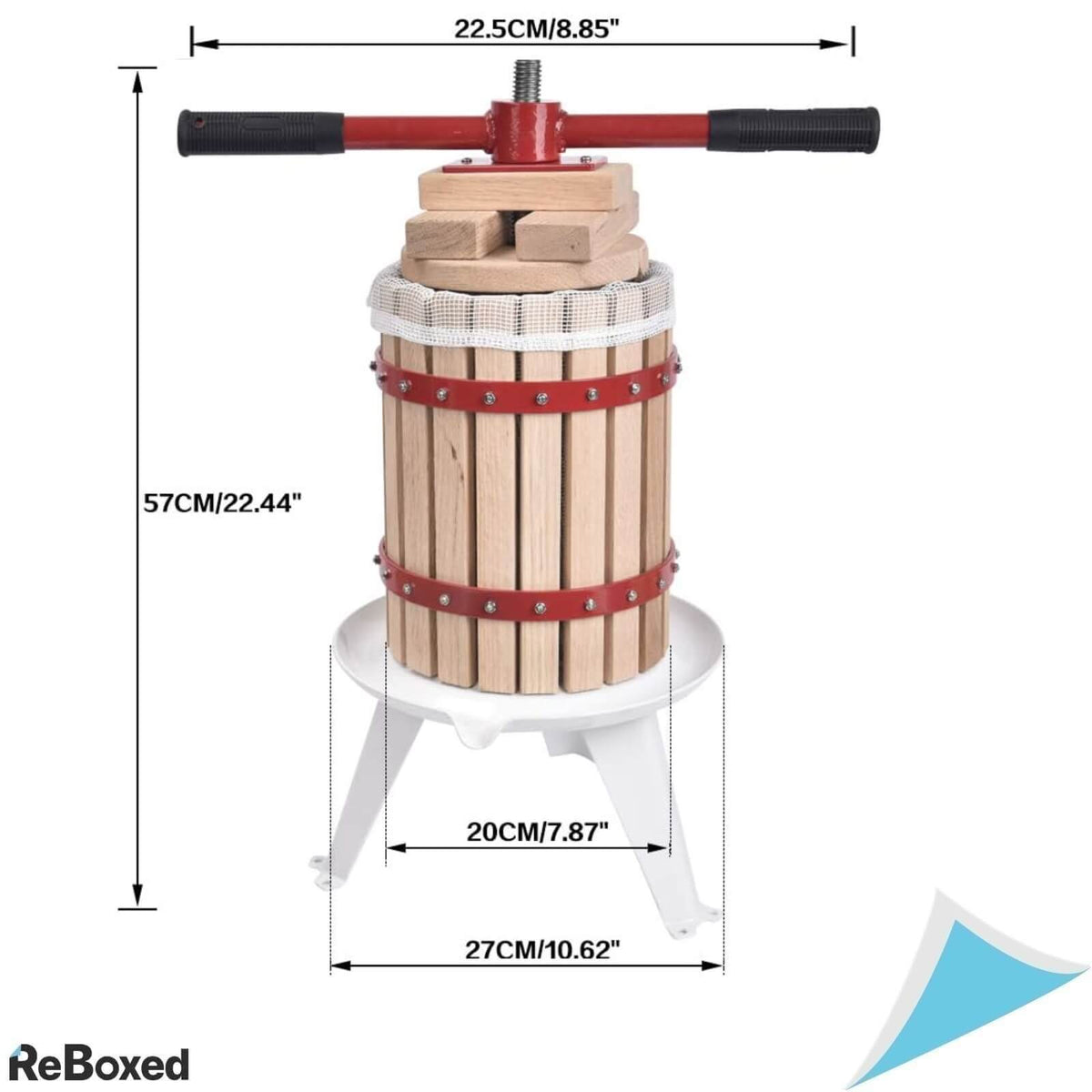 Wenhaus Presa de Fructe din Lemn 6L