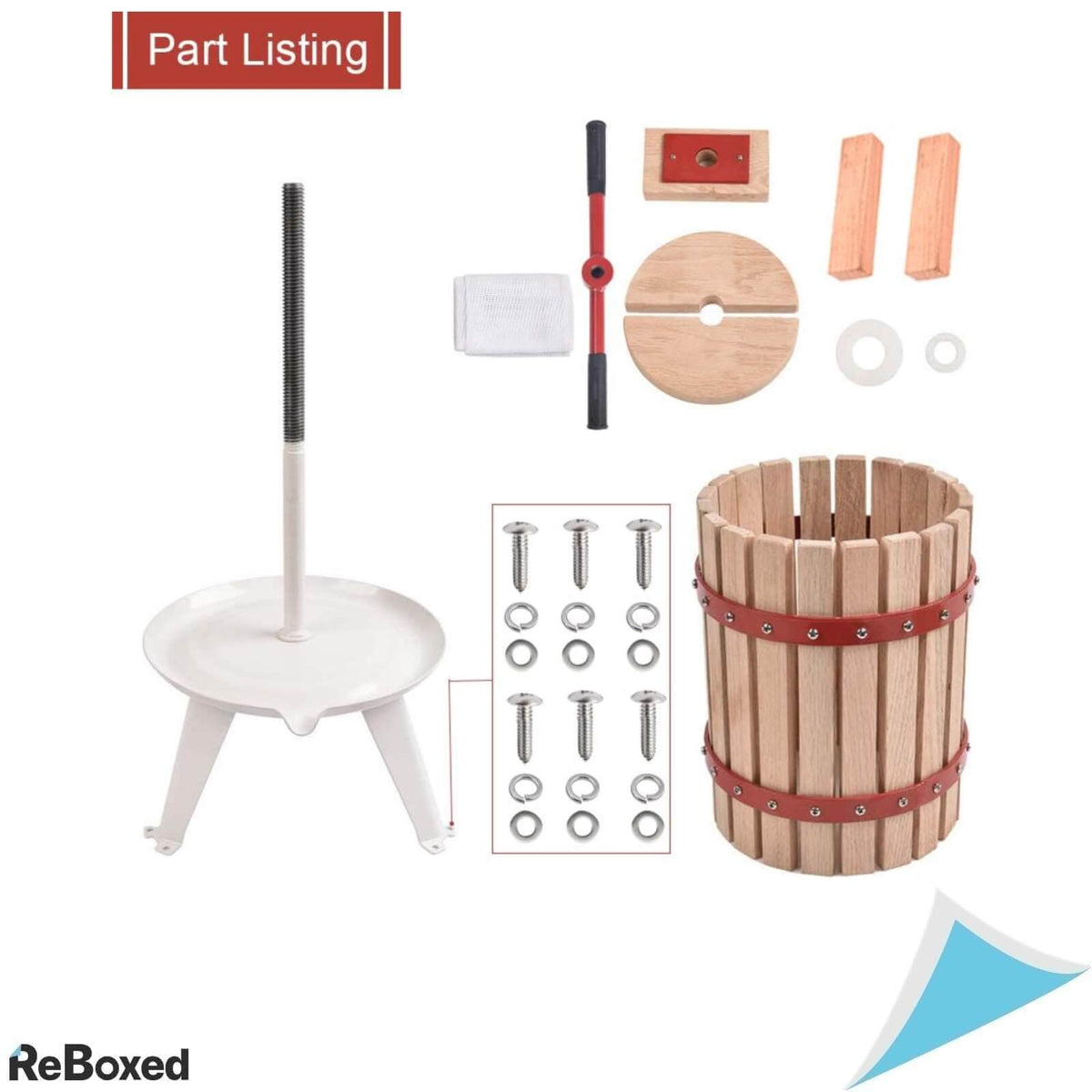 Wenhaus Presa de Fructe din Lemn 6L