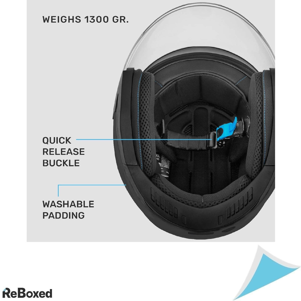 Westt Open Face Casca Moto Marimea S