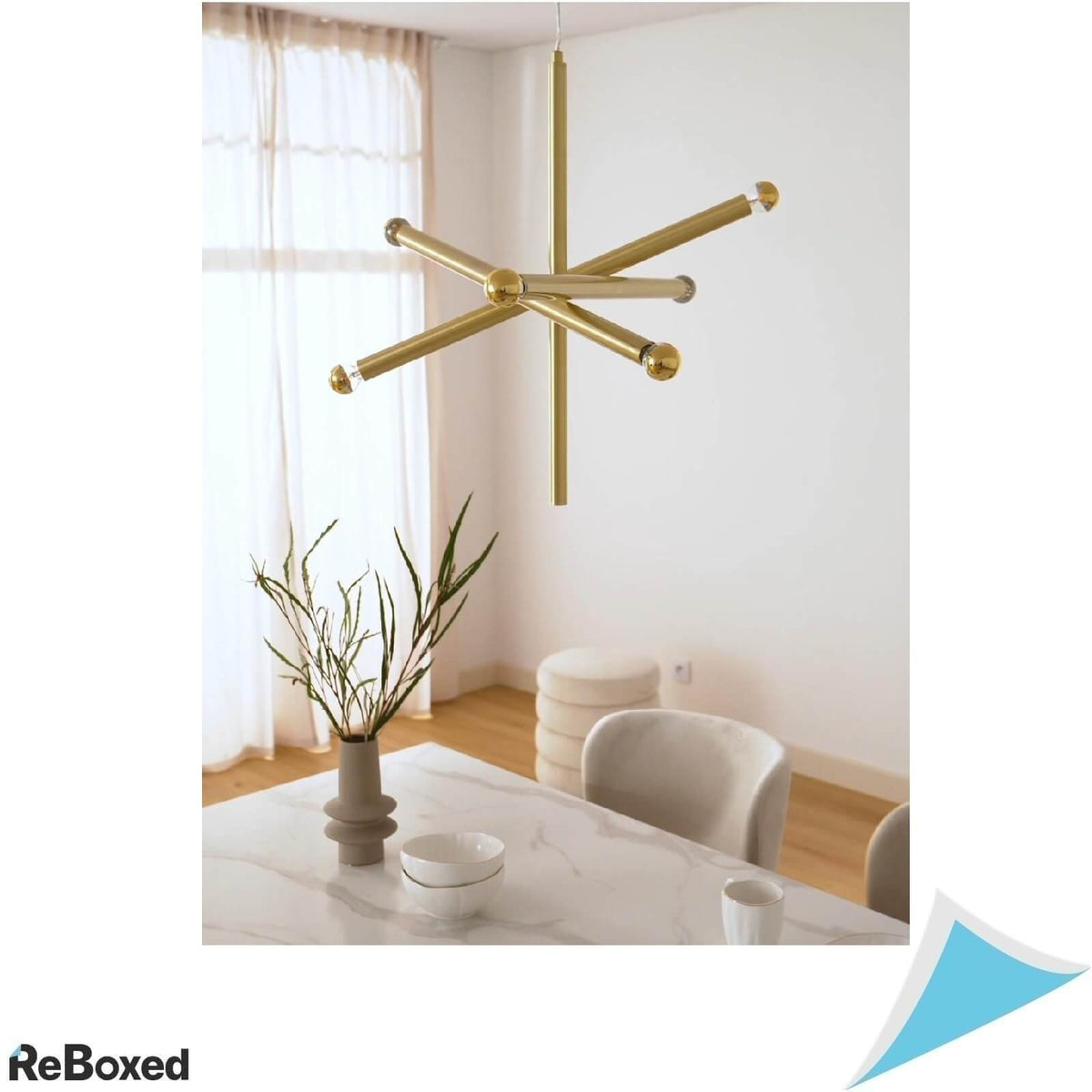 Westwing Design Lampa cu Pandativ Auriu