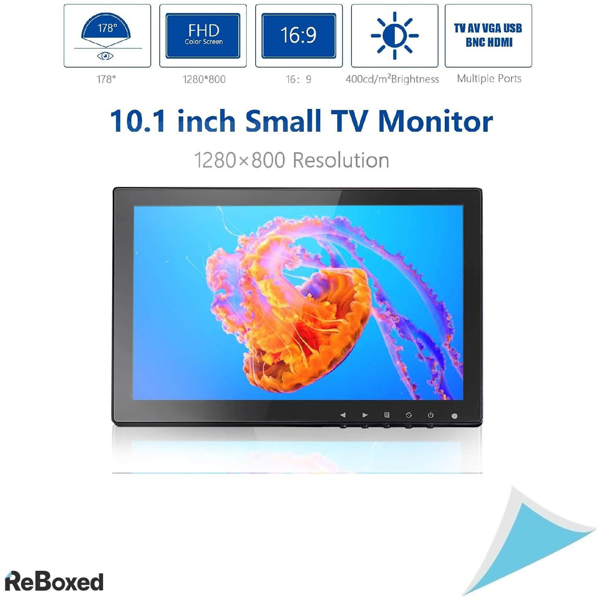 Wholev Monitor CCTV HDMI 10.1 Inch 1280x800 Display IPS