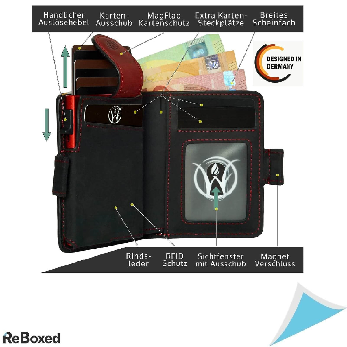 Will Fire MagFlap Portofel din piele