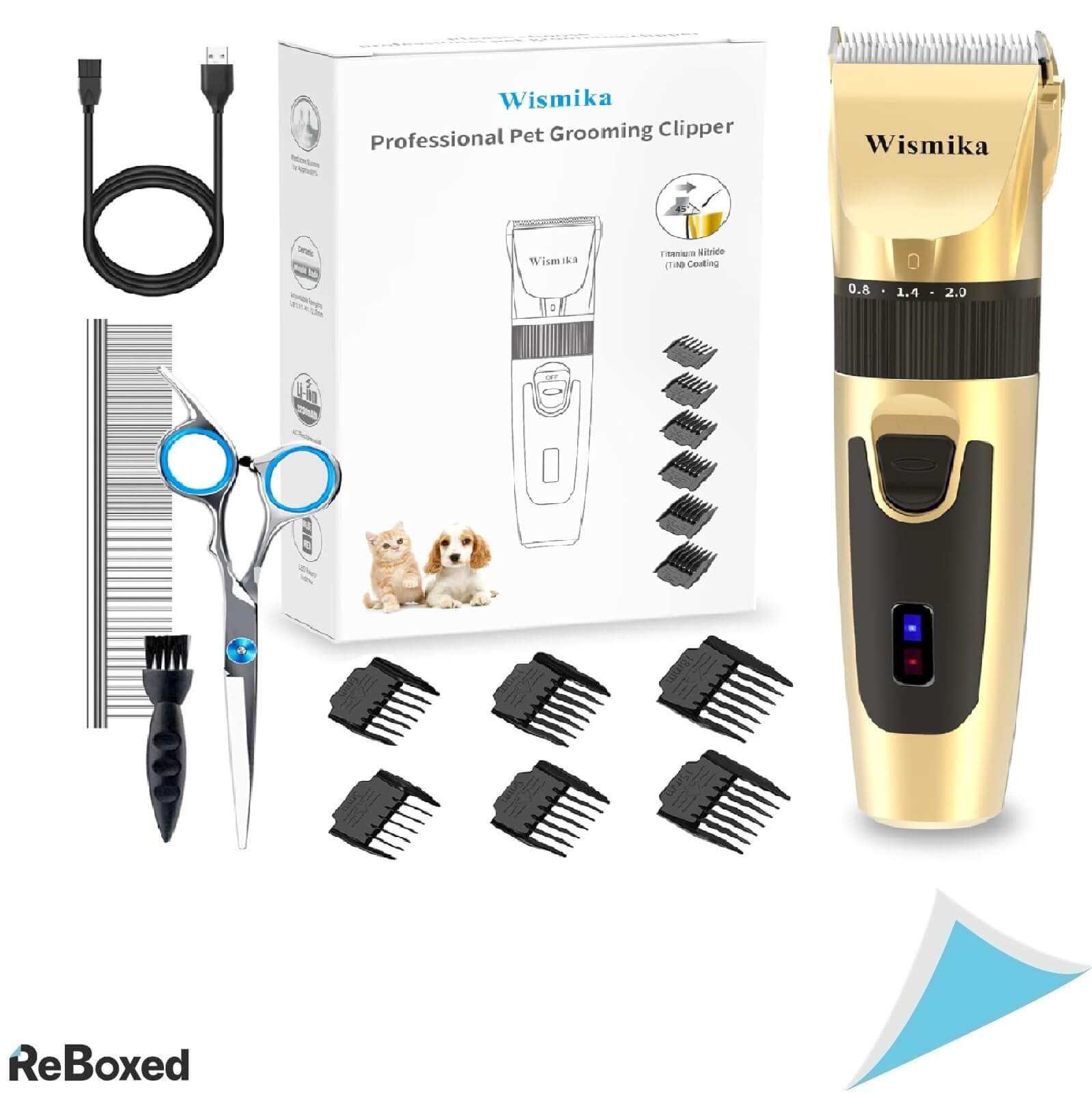 Wismika Masina de Tuns pentru Animale de Companie Fara Fir