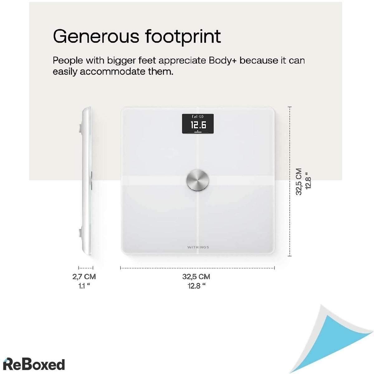 Withings Body+ Cantar Inteligent Wi-Fi Alb