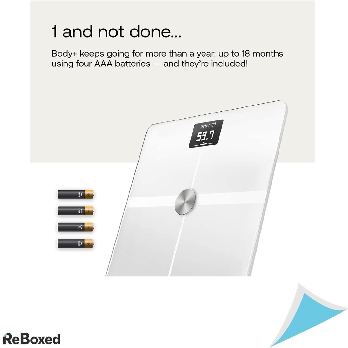 Withings Body+ Cantar Inteligent Wi-Fi Alb