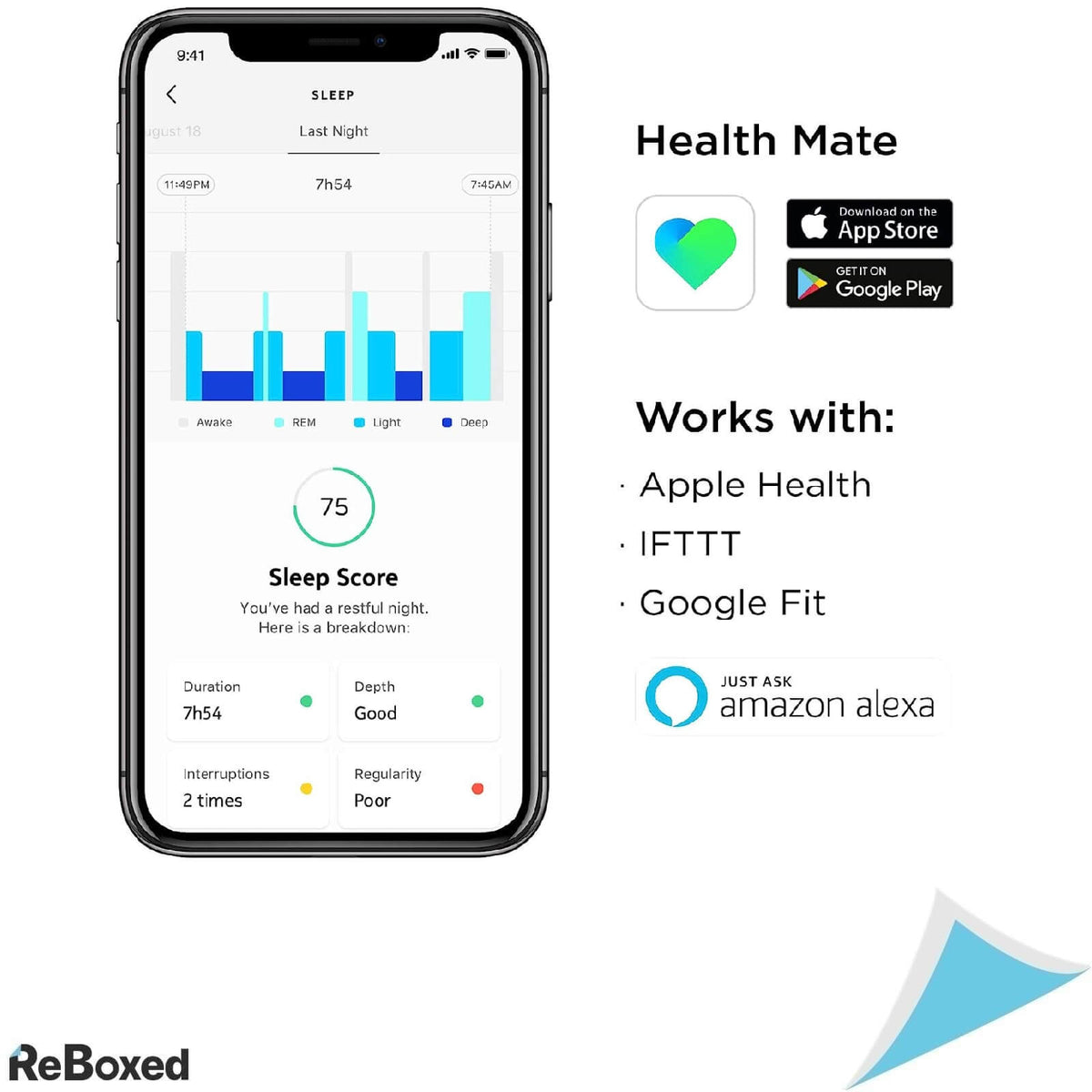 Withings Sleep Analizator Calitate Somn Smart