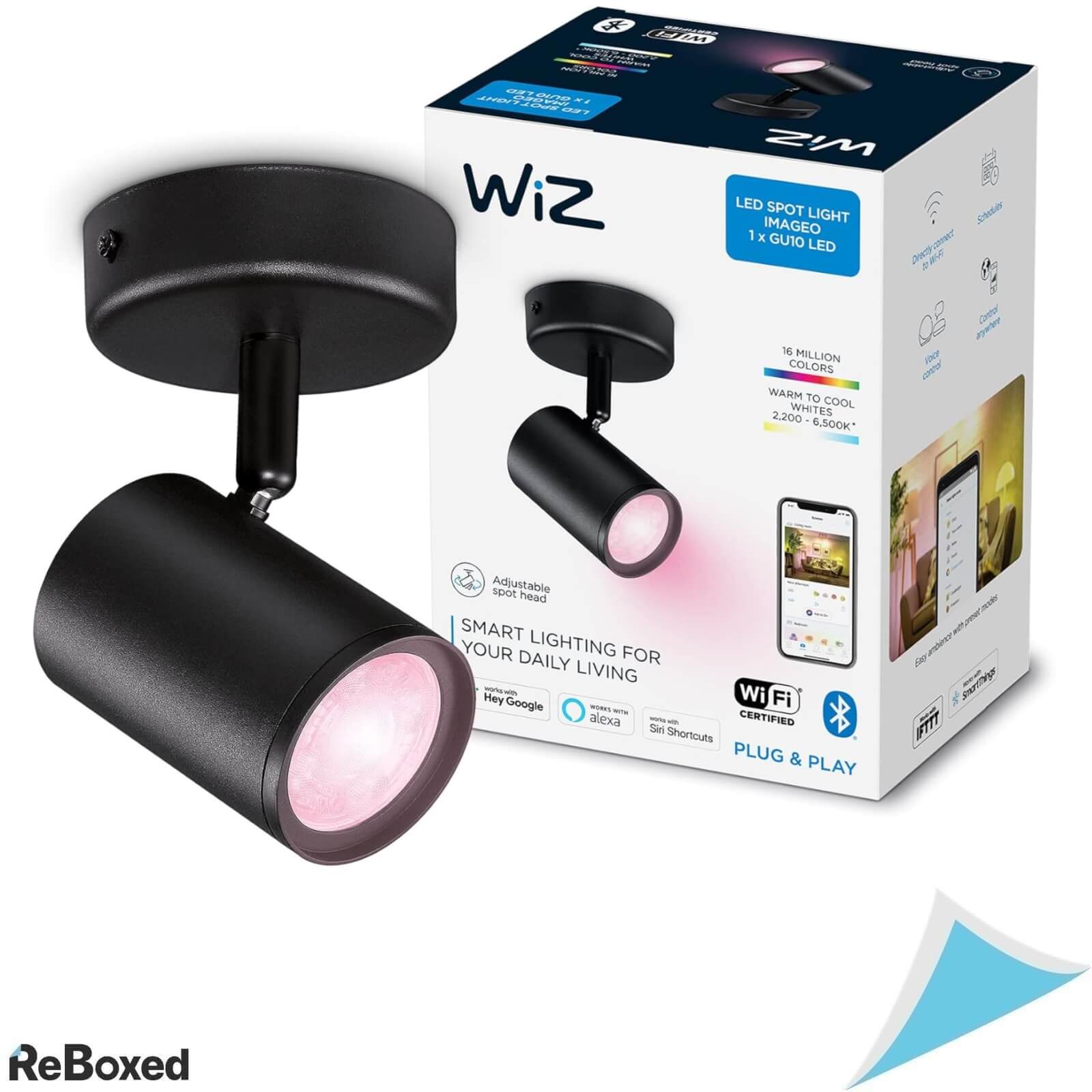 Wiz Imageo Spot LED Dimabil GU10 5W Wi-Fi RGB