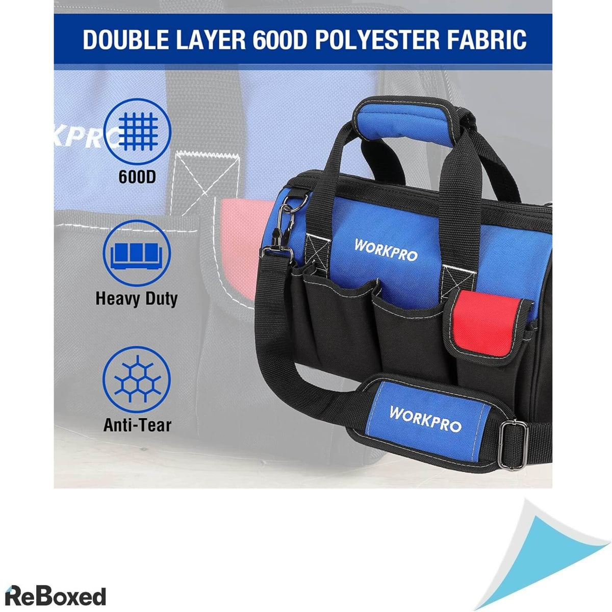 Workpro Geanta pentru Scule 35.5 x 19 x 25 cm