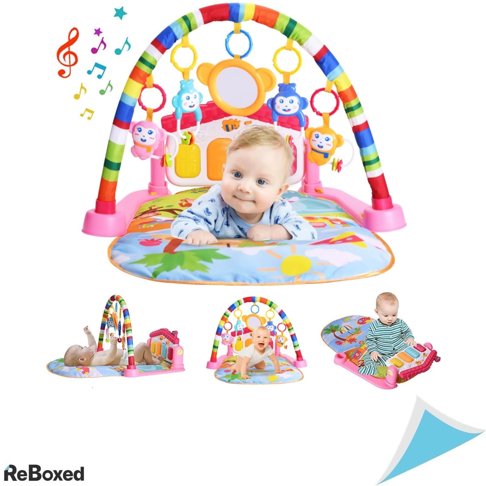 Wyswyg Kick Piano Gym Covoras de Joaca pentru Bebelusi