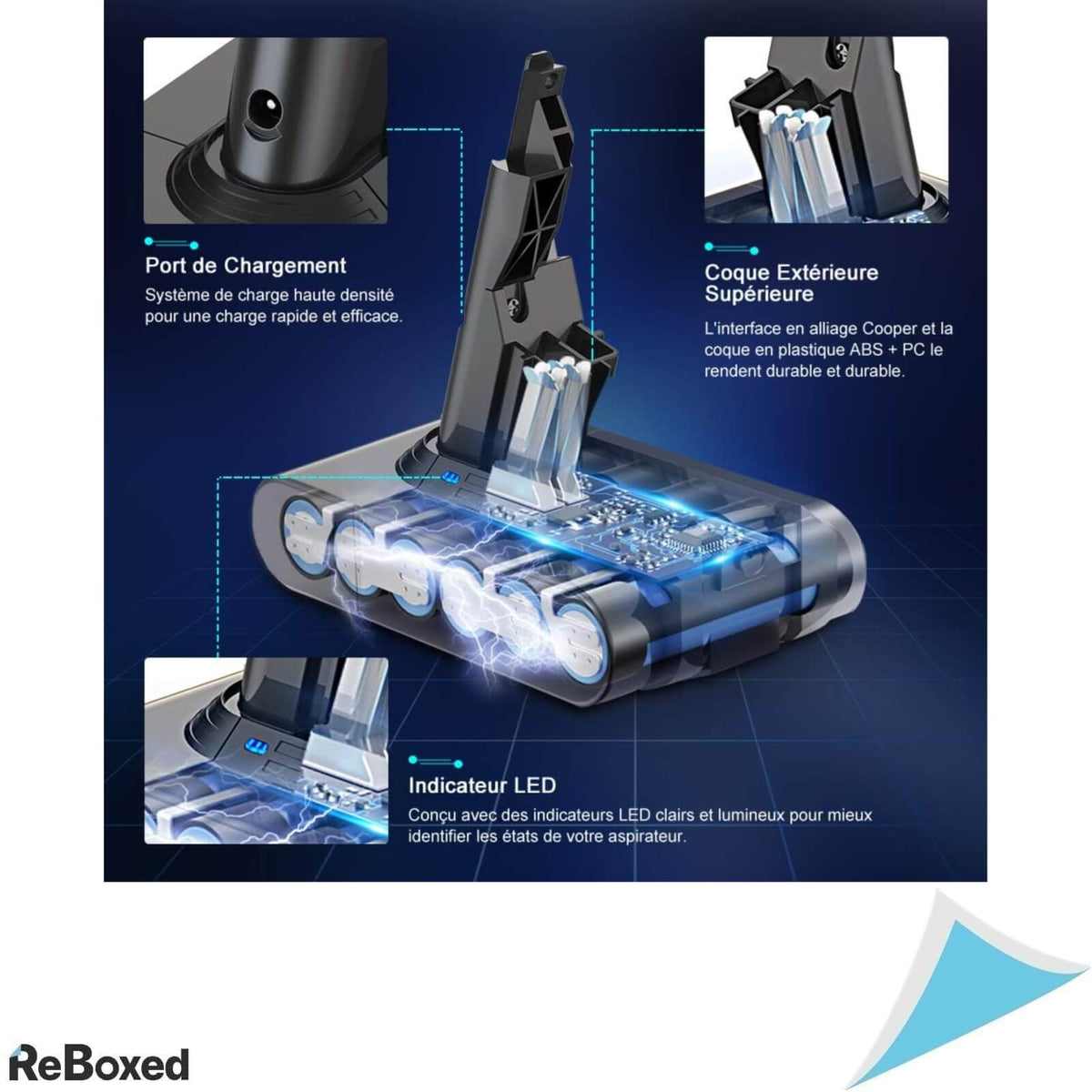 Yaber Baterie pentru Dyson V7 21.6V 4000mAh