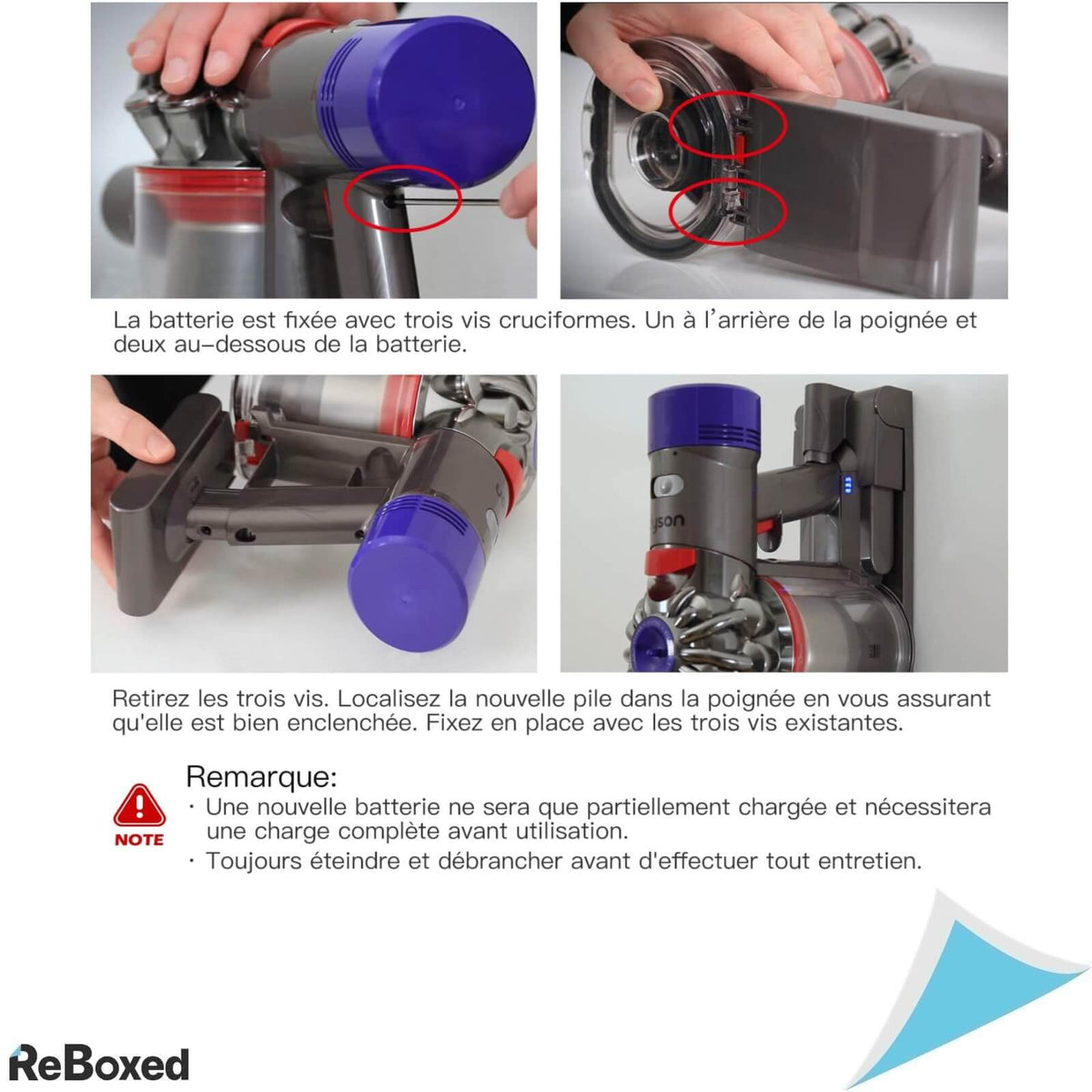 Yaber Baterie pentru Dyson V7 21.6V 4000mAh