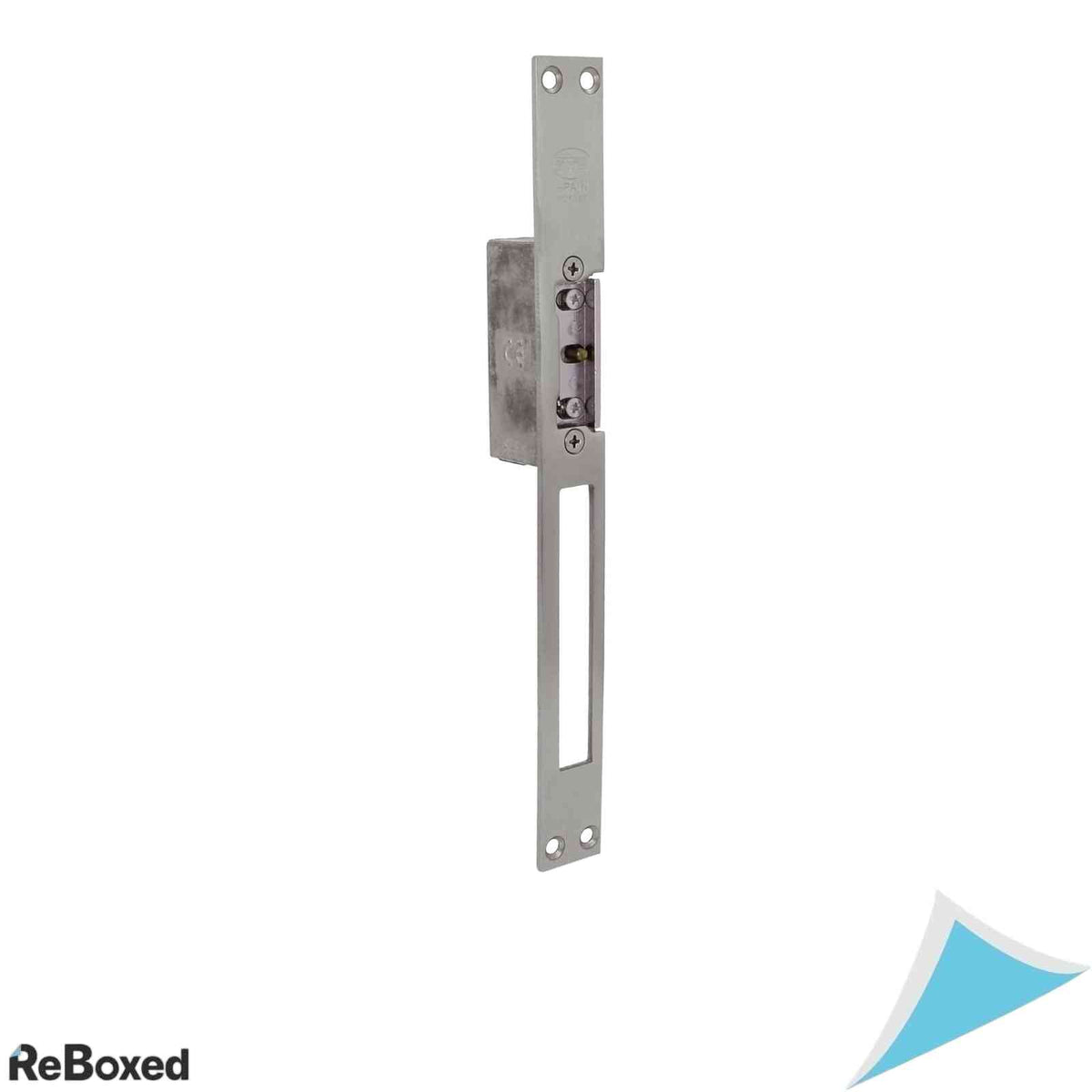 Yala Electrica Incastrabila Amig Model 20, Placa Otel Inoxidabil 250 x 25 x 3 mm, Bobina 8-12V AC, Maneta de Deblocare