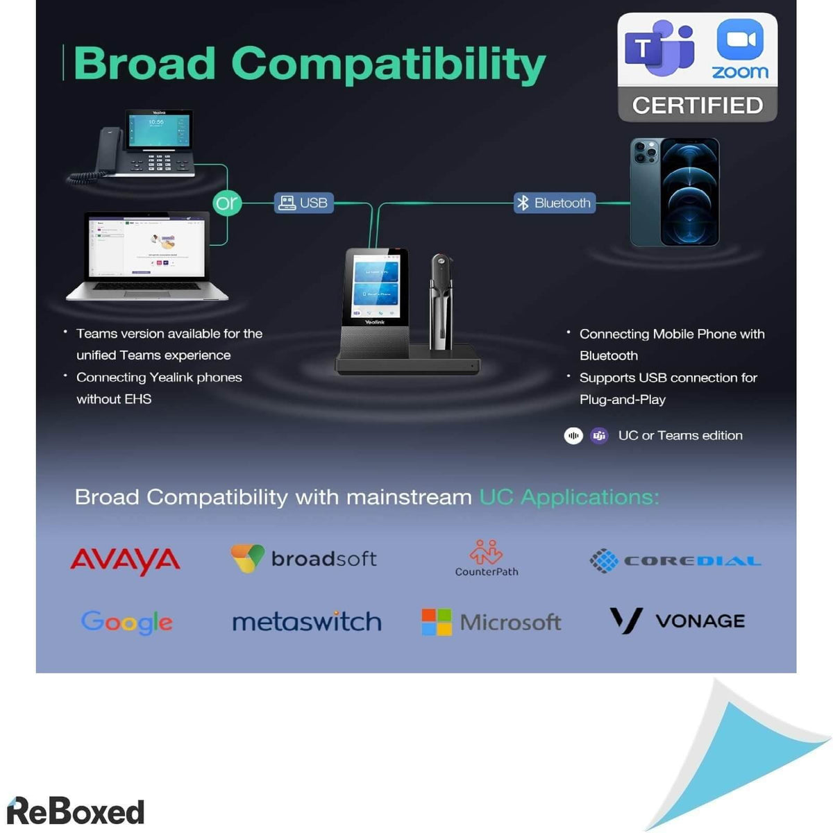 Yealink Dect WH67 Casti Audio Wireless