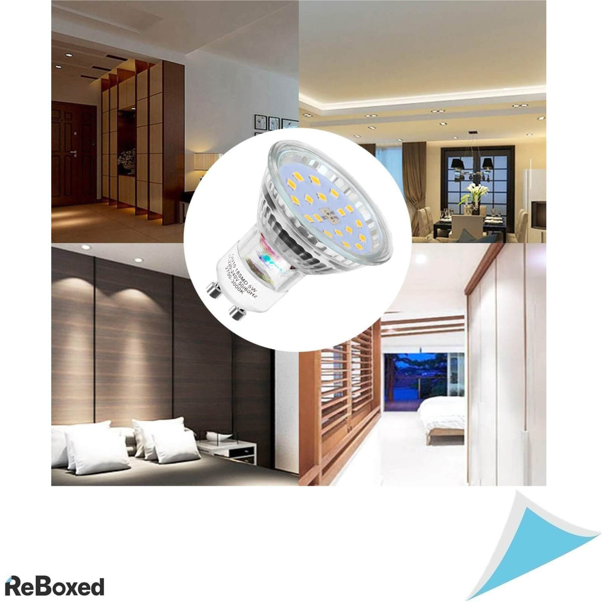 Yiahin 10 Becuri LED 5W 2700K 600lm