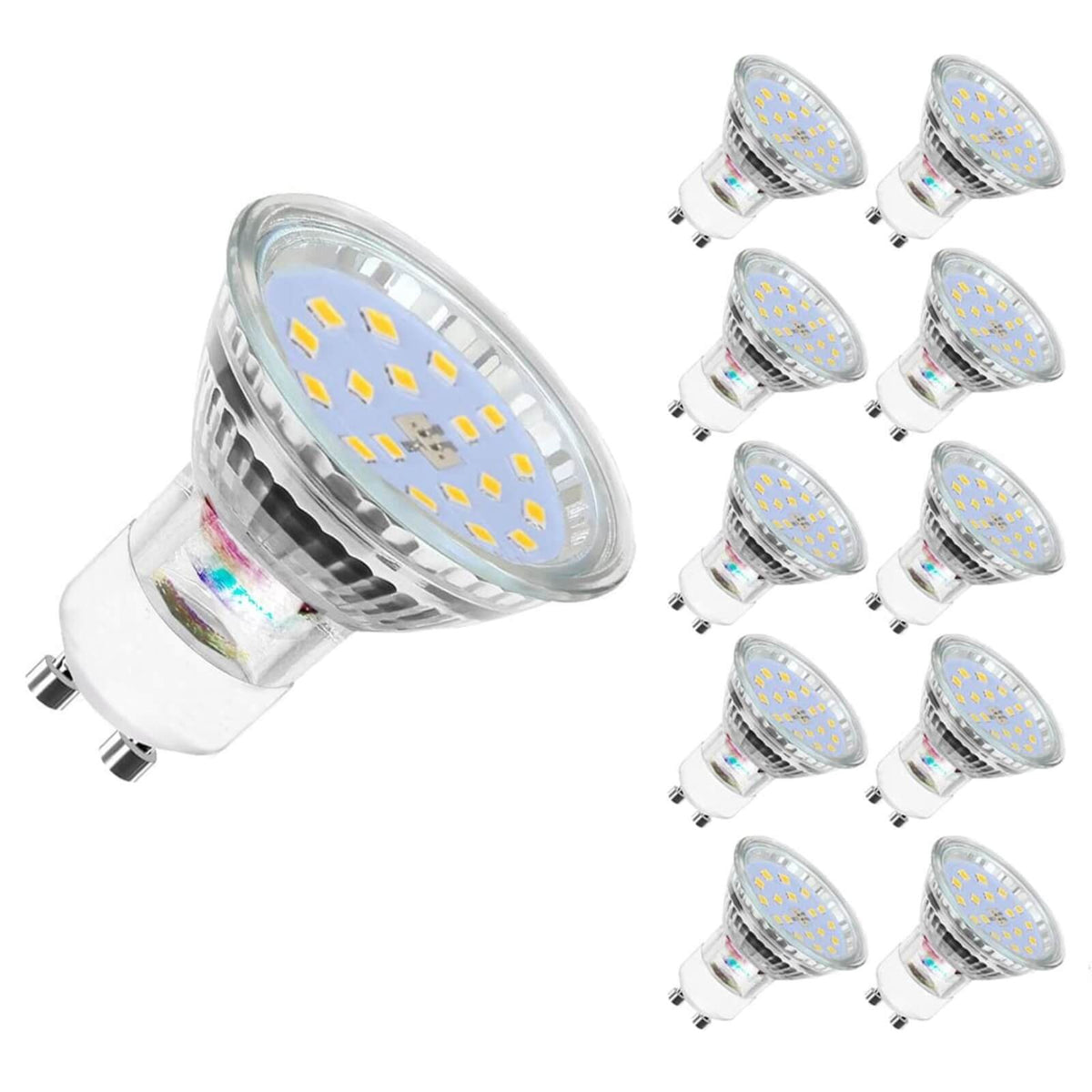 Yiahin 10 Becuri LED 5W 2700K 600lm