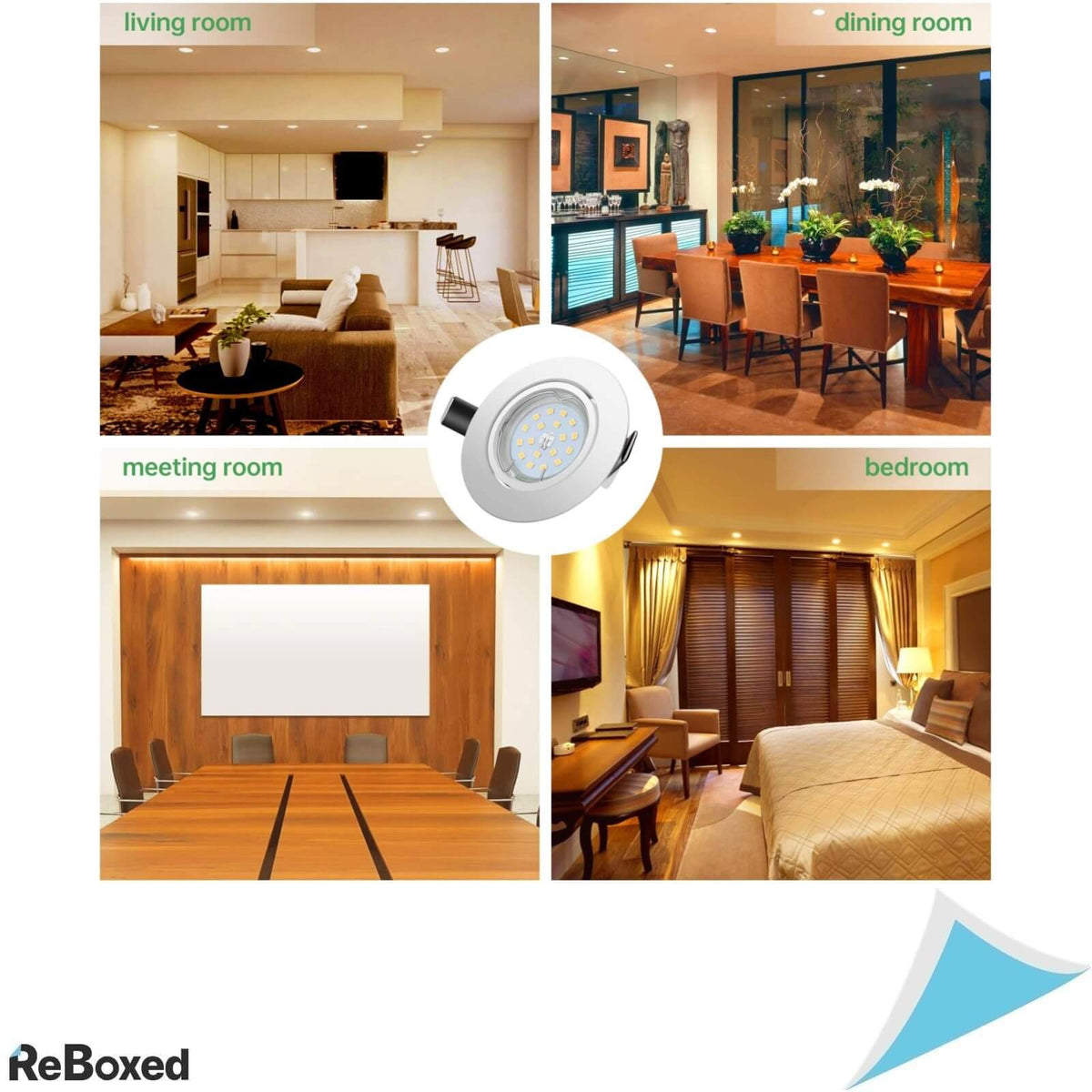 Yiahin 6 Spoturi LED Incastrabile 5W 4500K 600lm