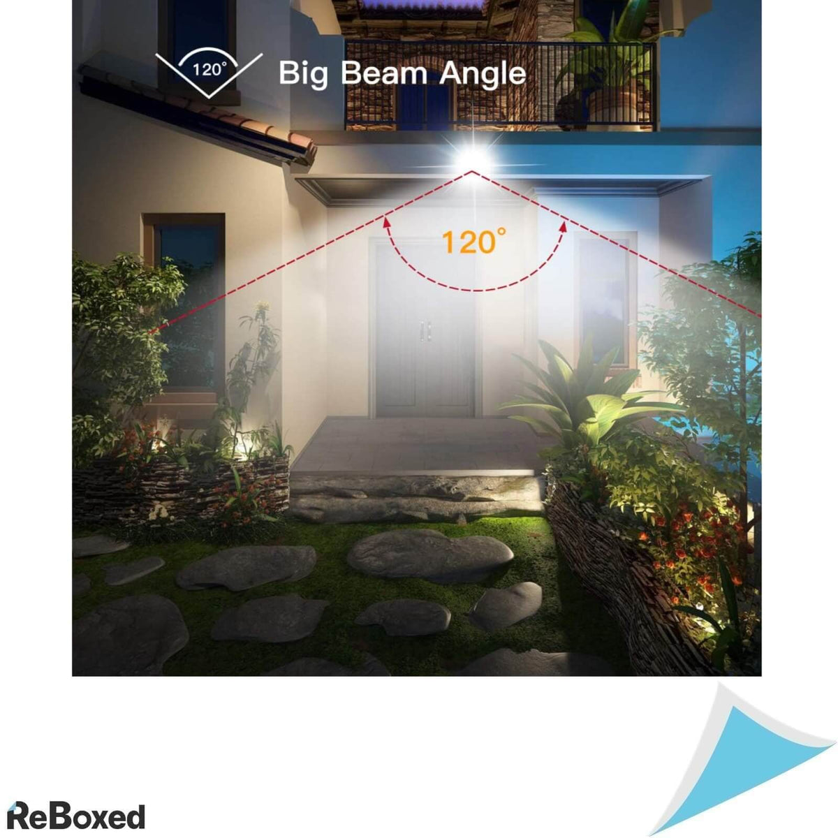 YIQIBRO Proiector LED Exterior 100W 10000lm 6500K IP67